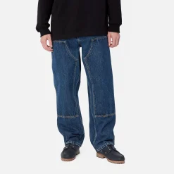 Denim|Hosen>Carhartt WIP Double Knee Pant Blue