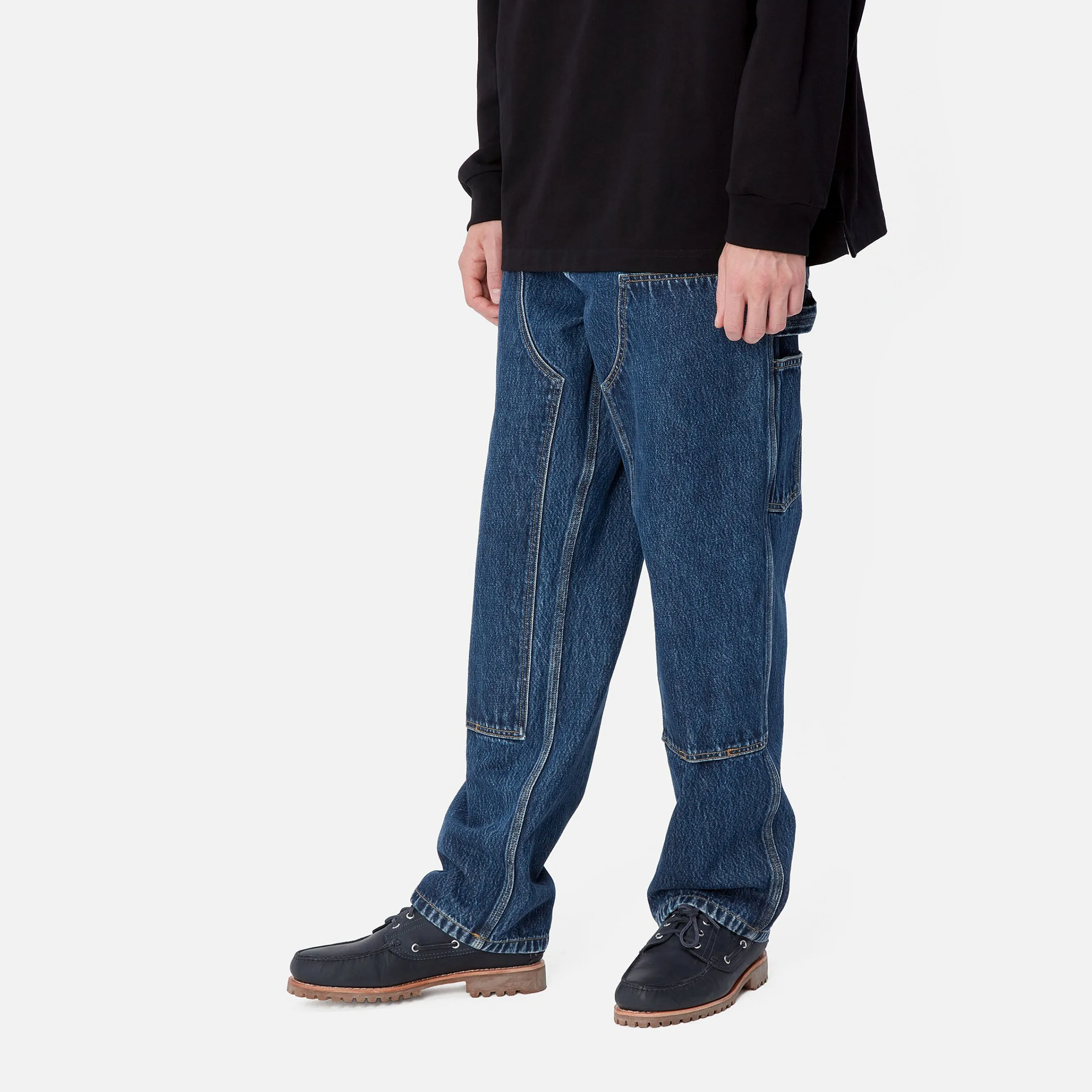 Denim|Hosen>Carhartt WIP Double Knee Pant Blue