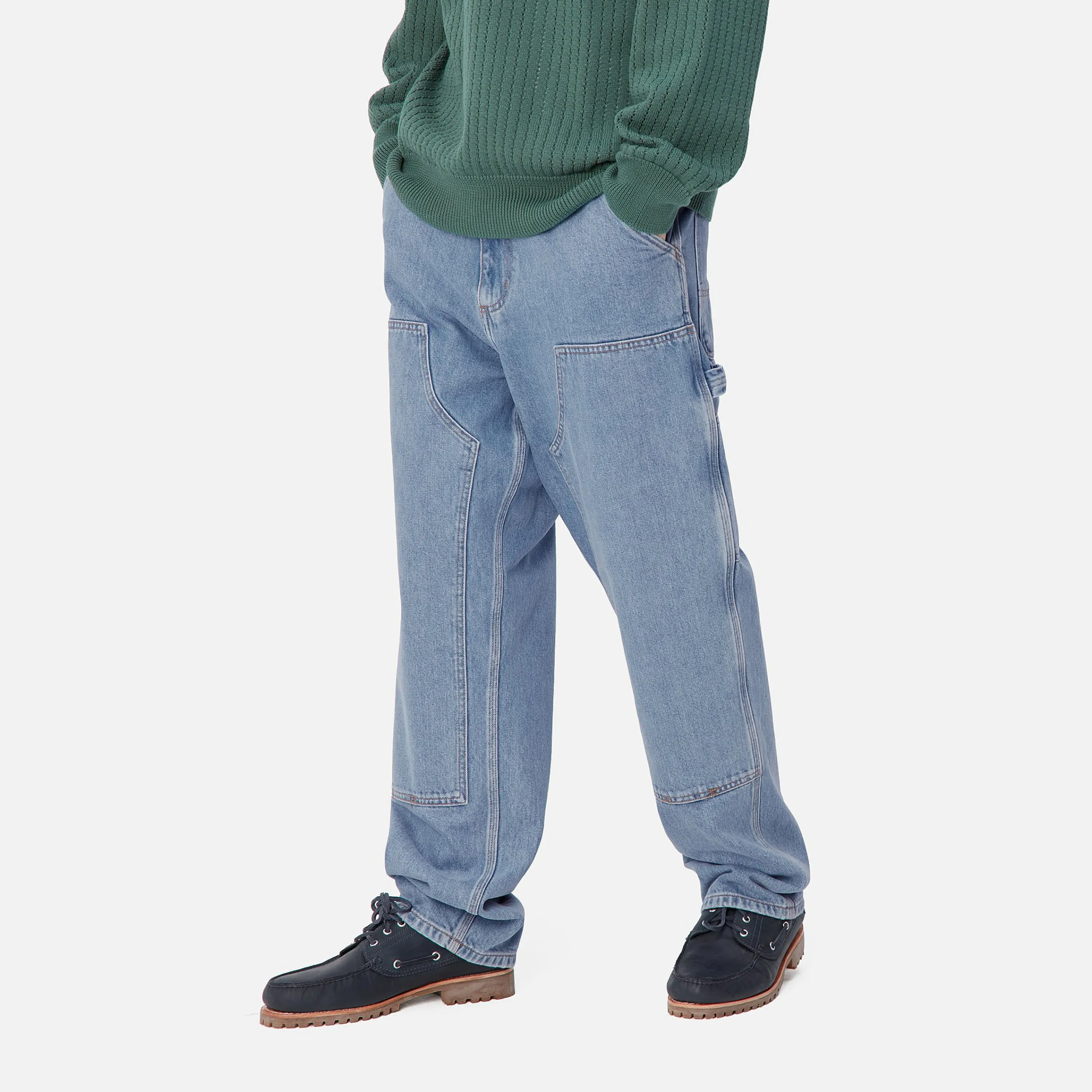 Denim|Hosen>Carhartt WIP Double Knee Pant Blue