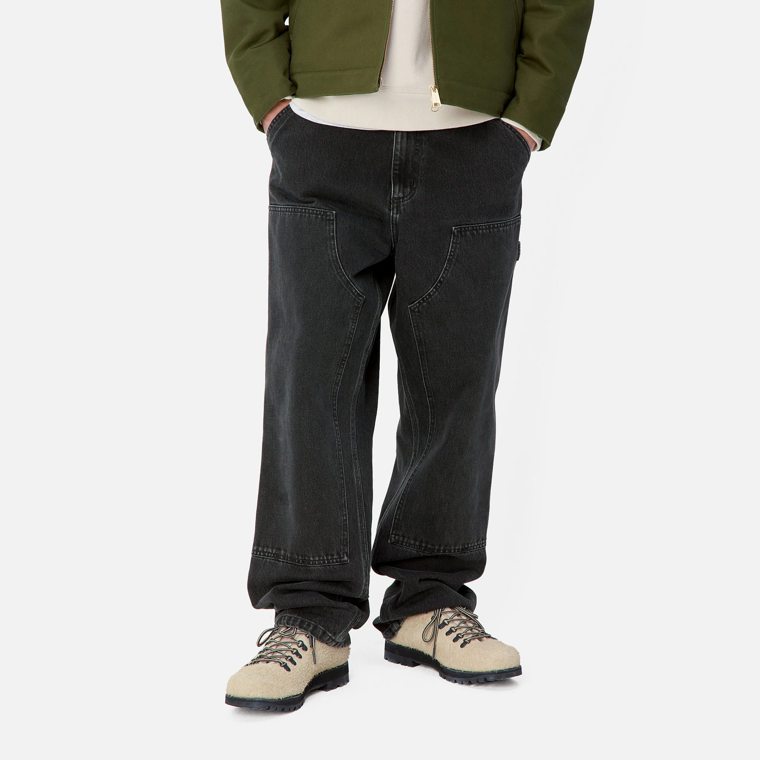 Denim|Hosen>Carhartt WIP Double Knee Pant Black