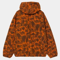 Jacken & Mäntel>Carhartt WIP Duck Active Jacket Camo Duck, Green / Turmeric