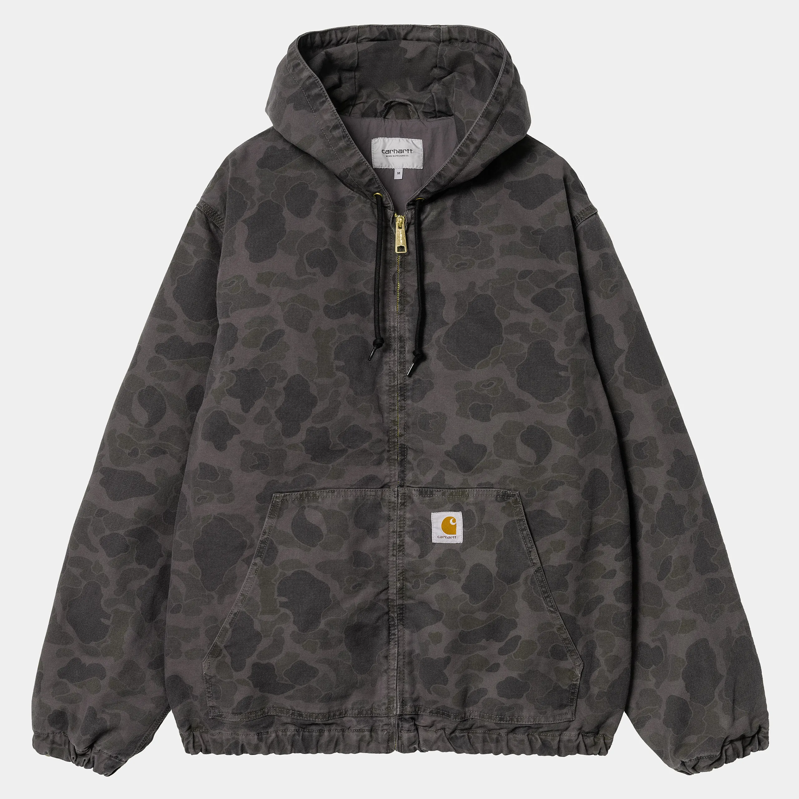 Jacken & Mäntel>Carhartt WIP Duck Active Jacket Camo Duck, Green / Graphite