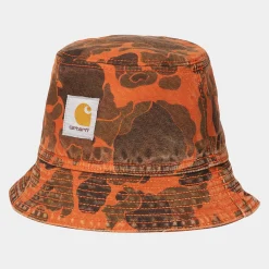 Accessoires|Accessoires>Carhartt WIP Duck Bucket Hat Camo Duck, Green / Turmeric