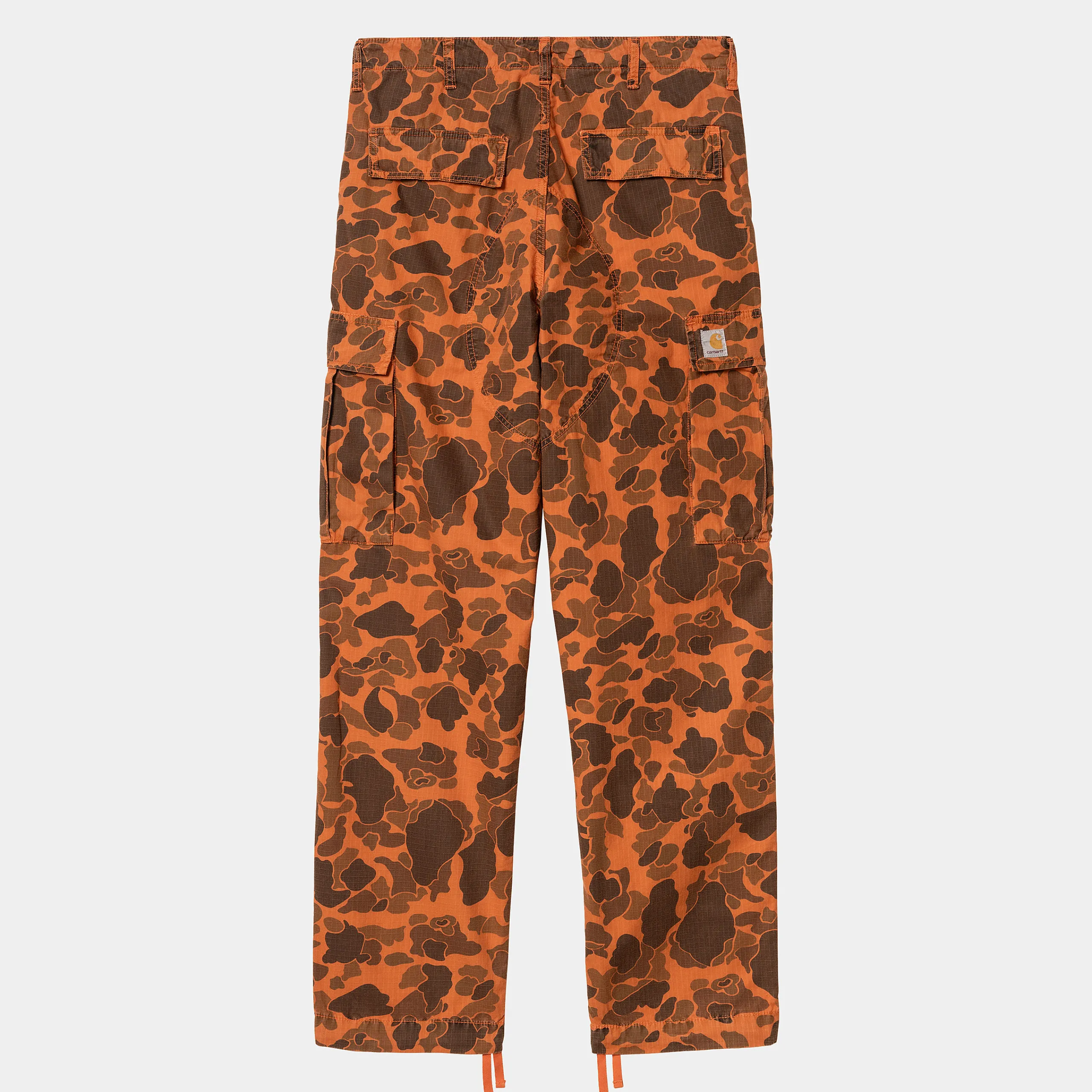 Hosen>Carhartt WIP Duck Cargo Pant Camo Duck Green / Turmeric