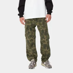 Hosen>Carhartt WIP Duck Cargo Pant Camo Duck Green / Office Green
