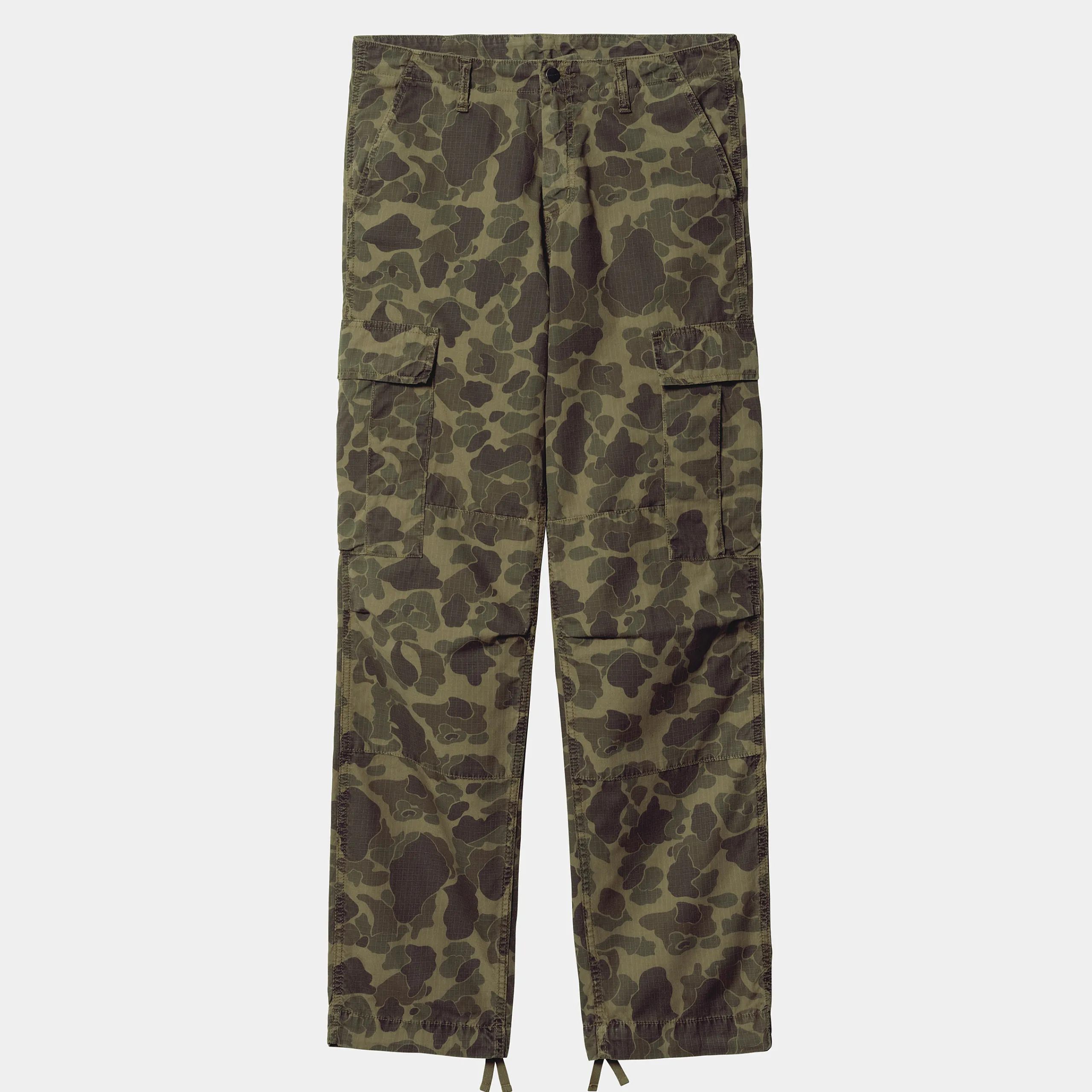 Hosen>Carhartt WIP Duck Cargo Pant Camo Duck Green / Office Green