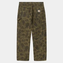 Hosen>Carhartt WIP Duck Single Knee Pant Camo Duck, Green / Office Green