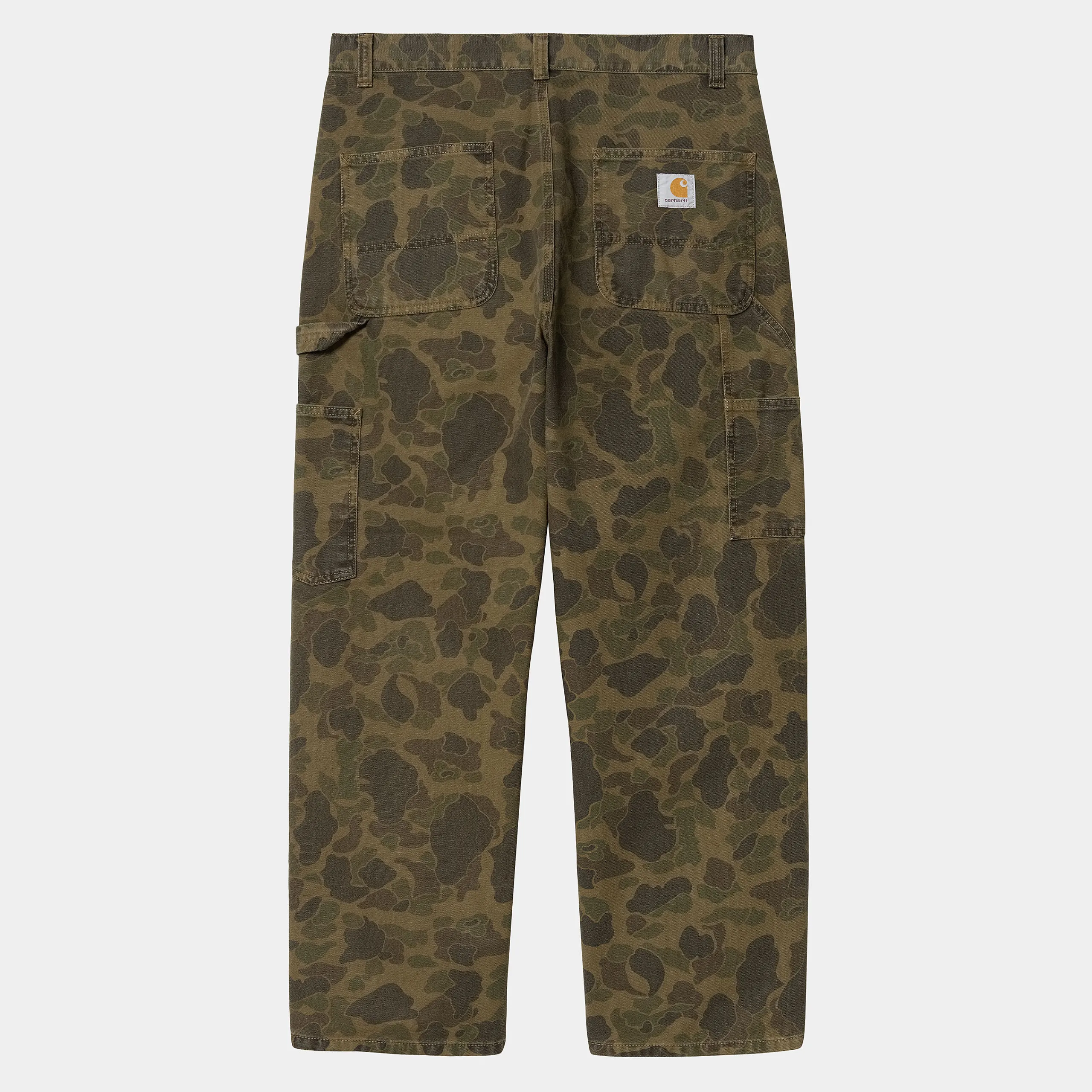 Hosen>Carhartt WIP Duck Single Knee Pant Camo Duck, Green / Office Green