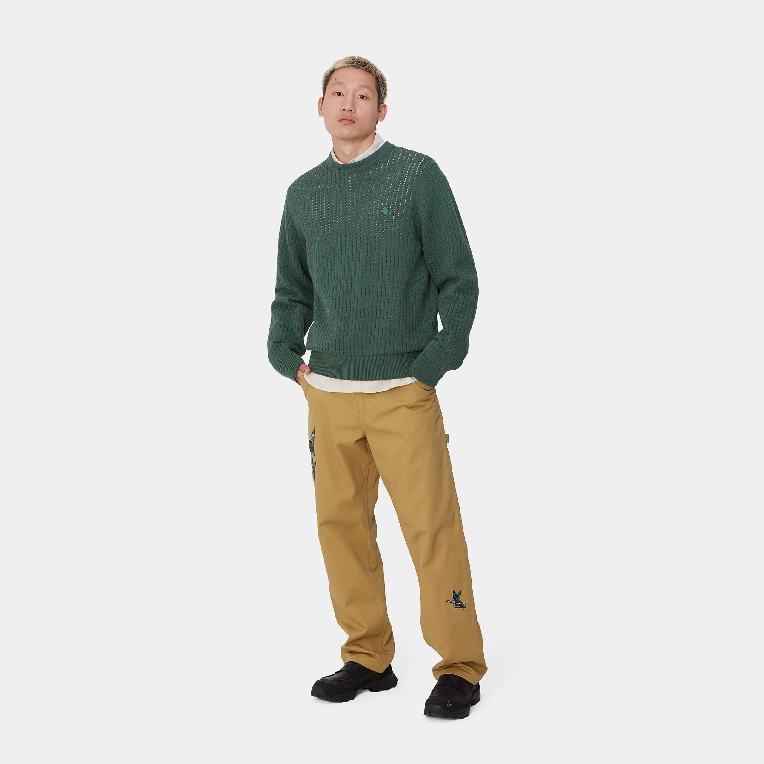 Hosen>Carhartt WIP Ducks Single Knee Pant Bourbon