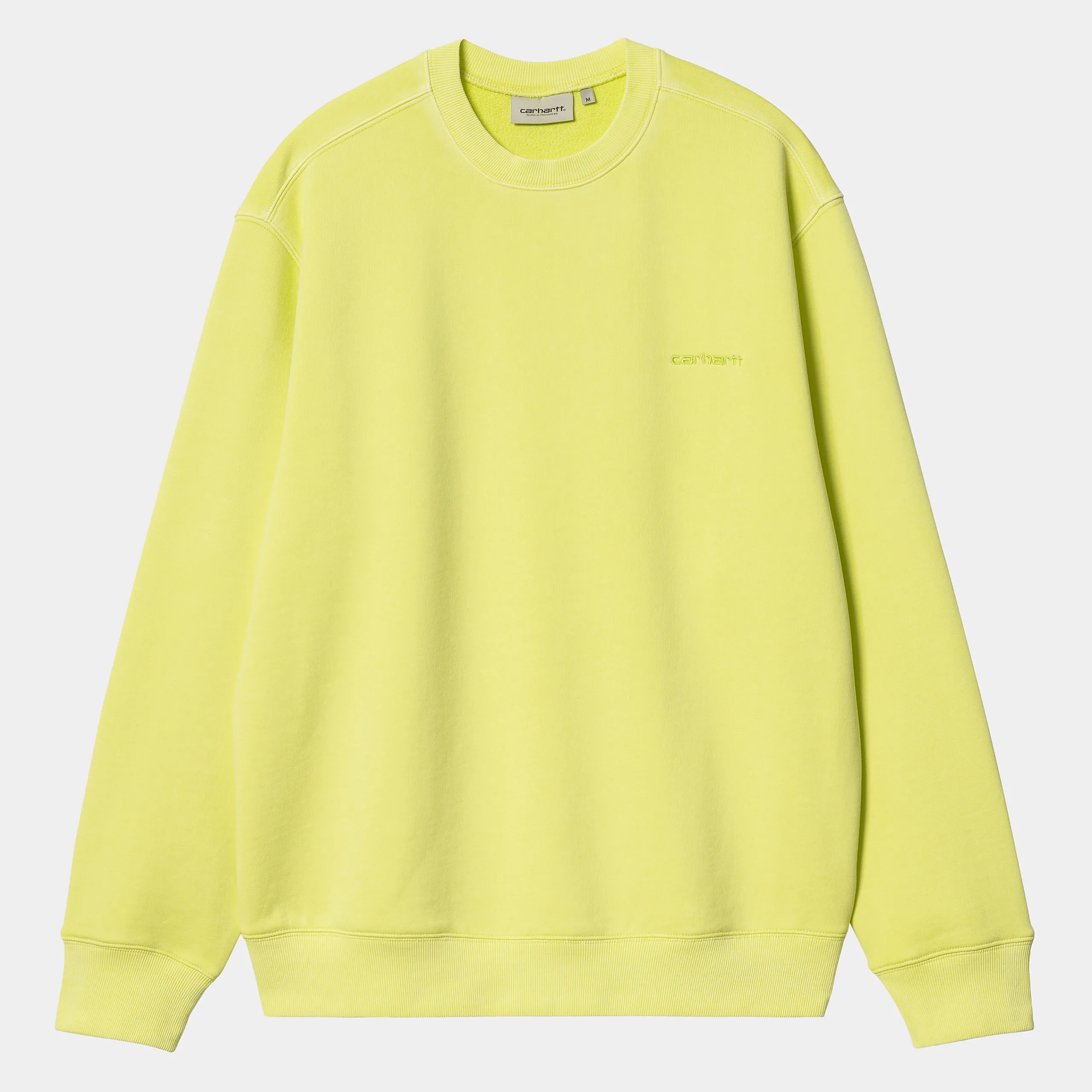 Sweats>Carhartt WIP Duster Script Sweat Arctic Lime