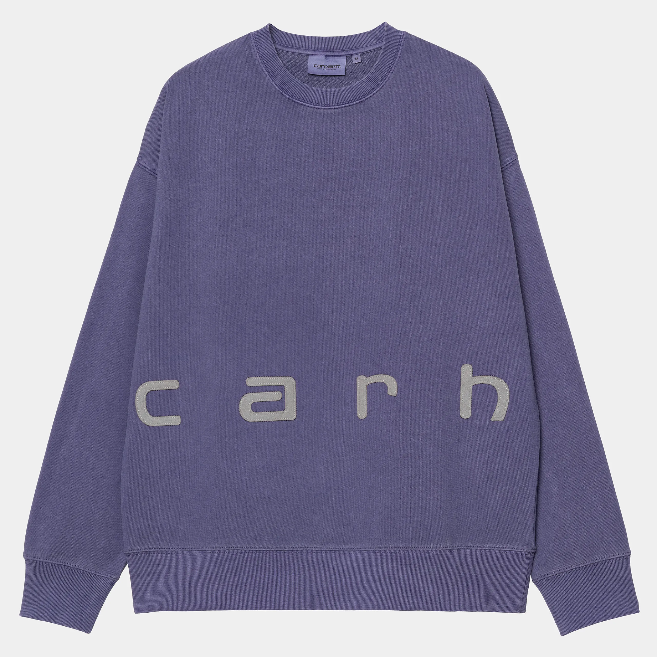Sweats>Carhartt WIP Felt Script Sweat Aura / Misty Grey