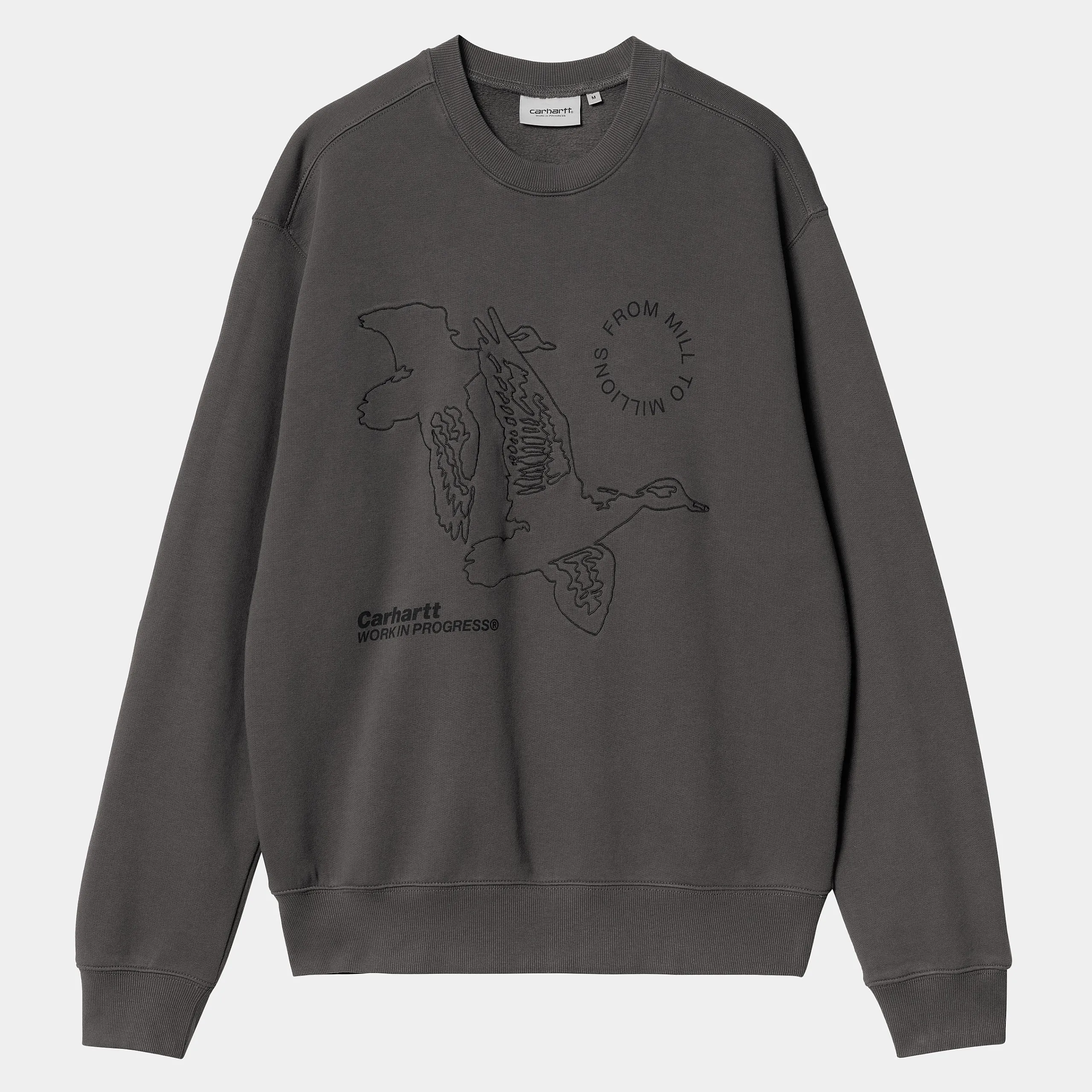 Sweats>Carhartt WIP Flying Ducks Sweat Graphite