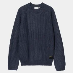 Strick>Carhartt WIP Forth Sweater Air Force Blue