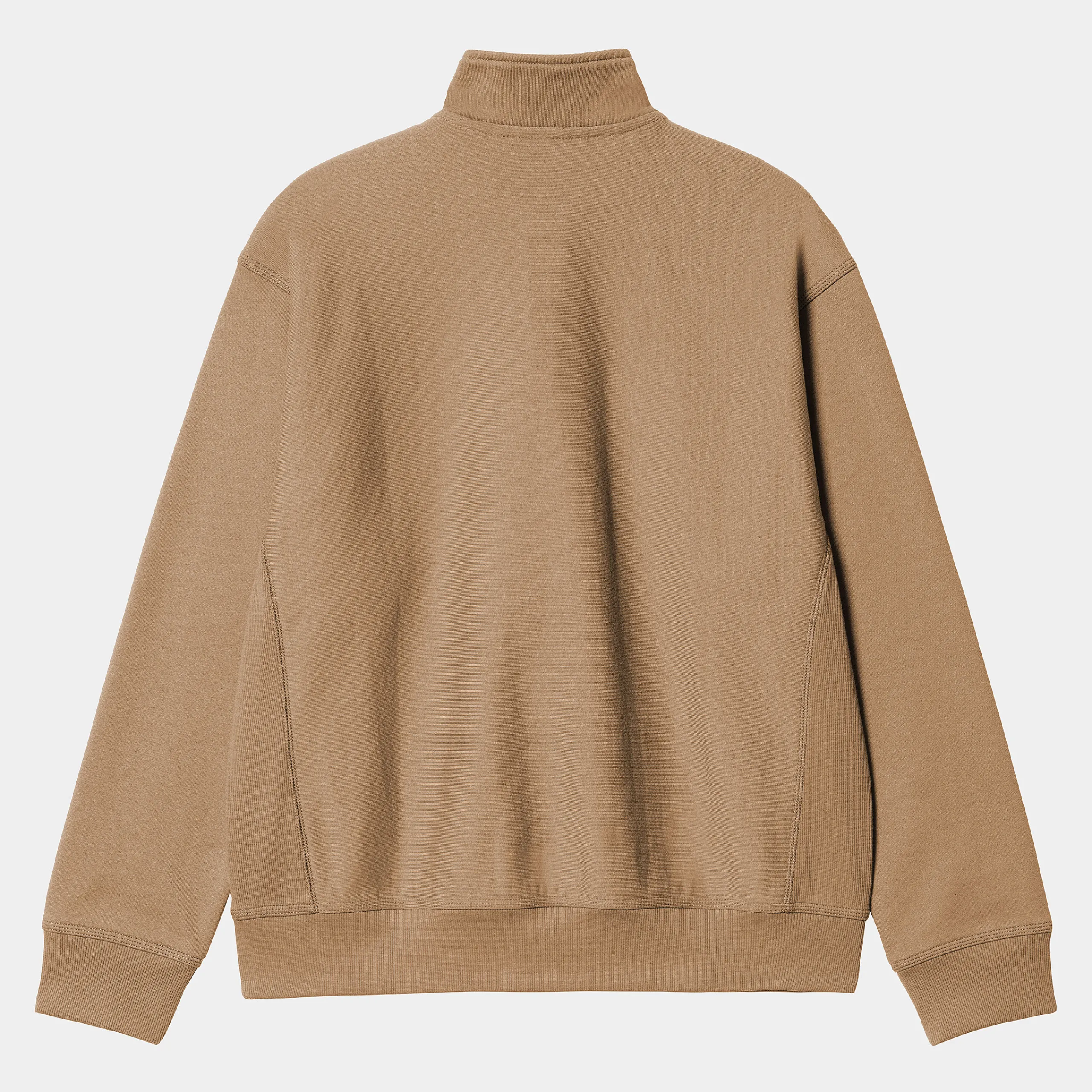 Sweats>Carhartt WIP Half Zip American Script Sweatshirt Peanut