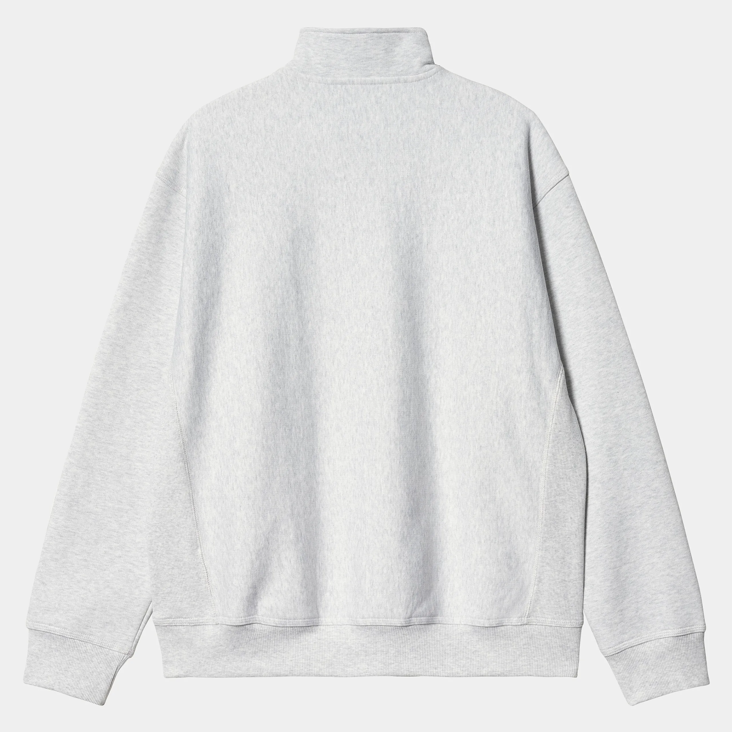Sweats>Carhartt WIP Half Zip American Script Sweatshirt Ash Heather