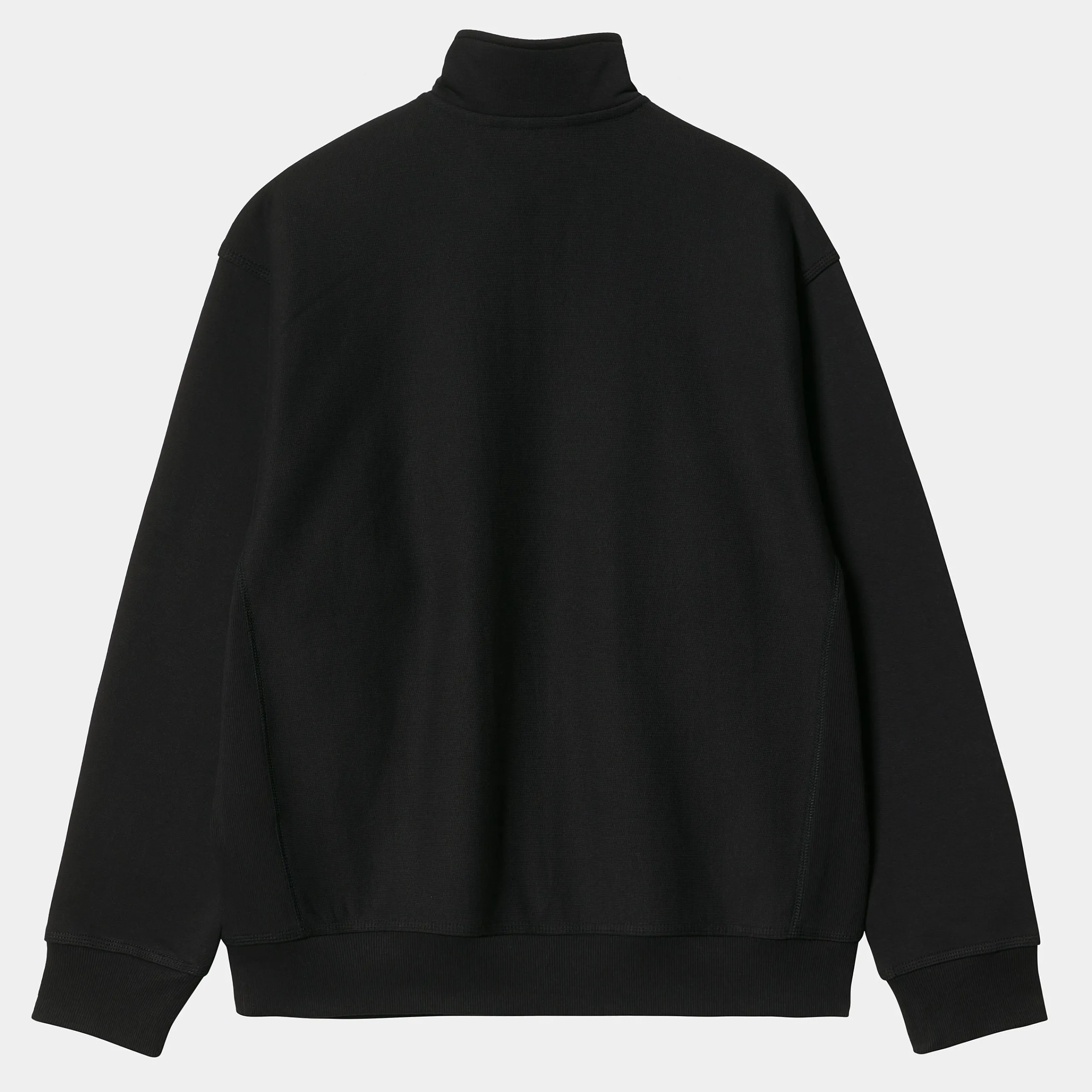 Sweats>Carhartt WIP Half Zip American Script Sweatshirt Black