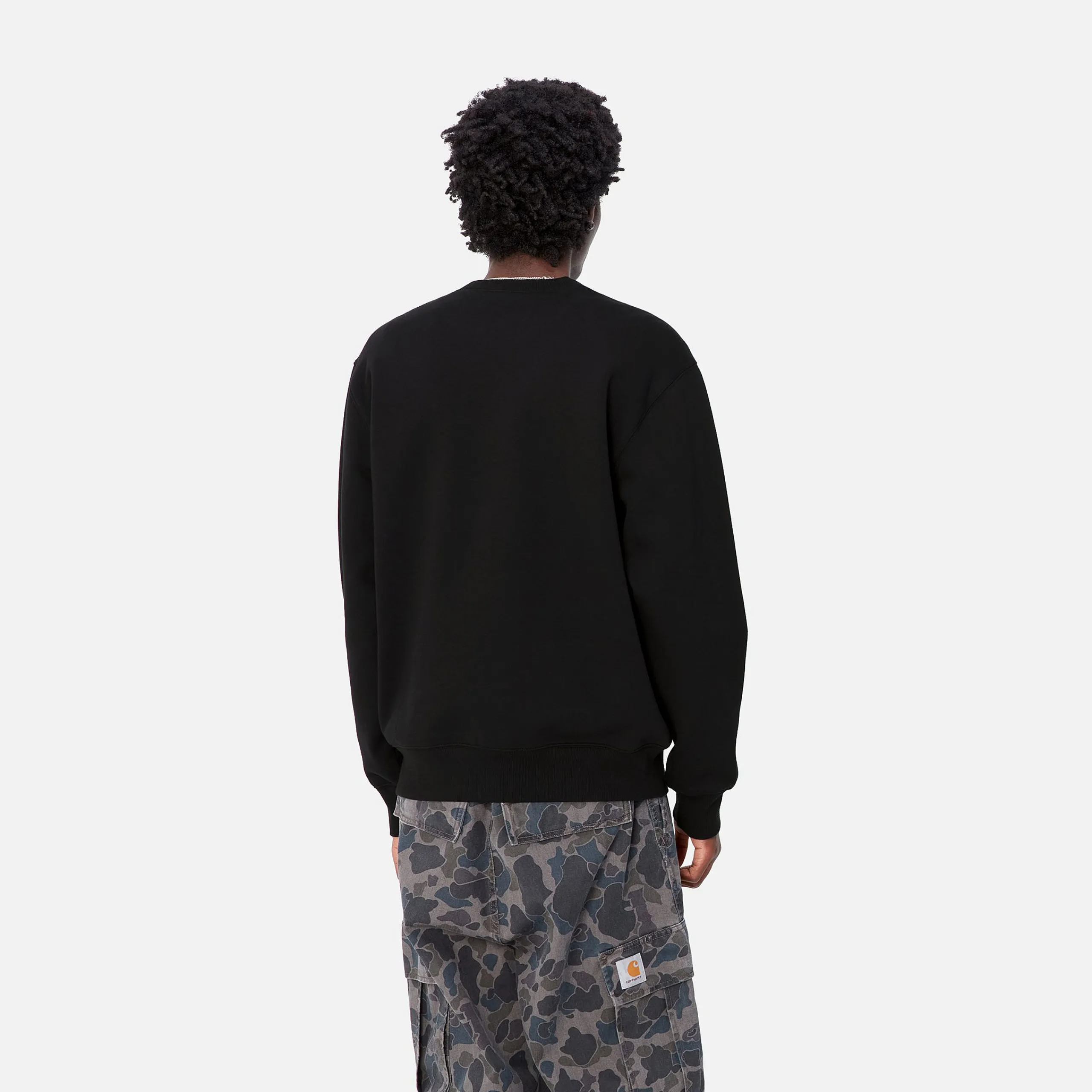 Sweats>Carhartt WIP Heart Train Pocket Sweat Black