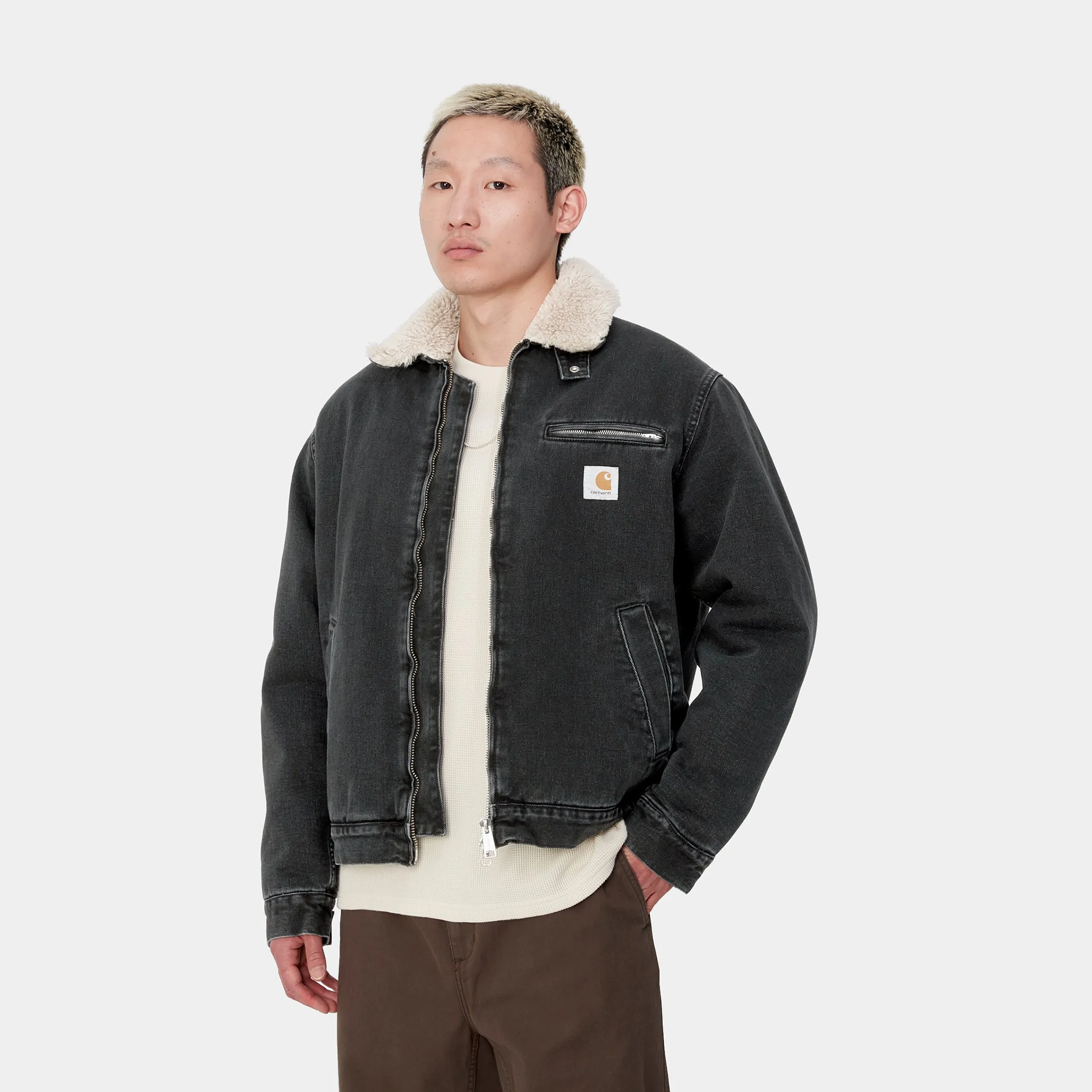 Jacken & Mäntel>Carhartt WIP Herald Jacket Black / Wall