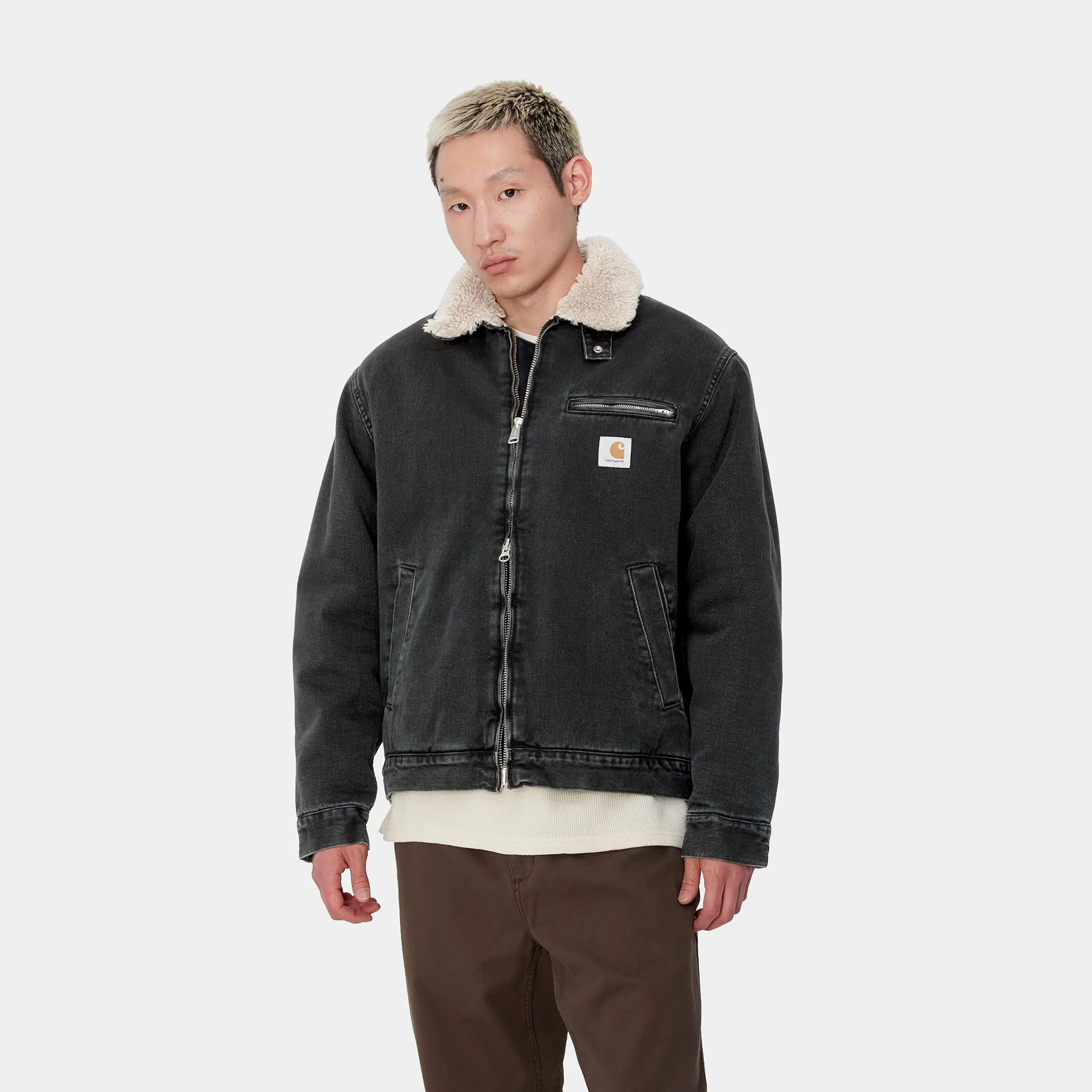 Jacken & Mäntel>Carhartt WIP Herald Jacket Black / Wall