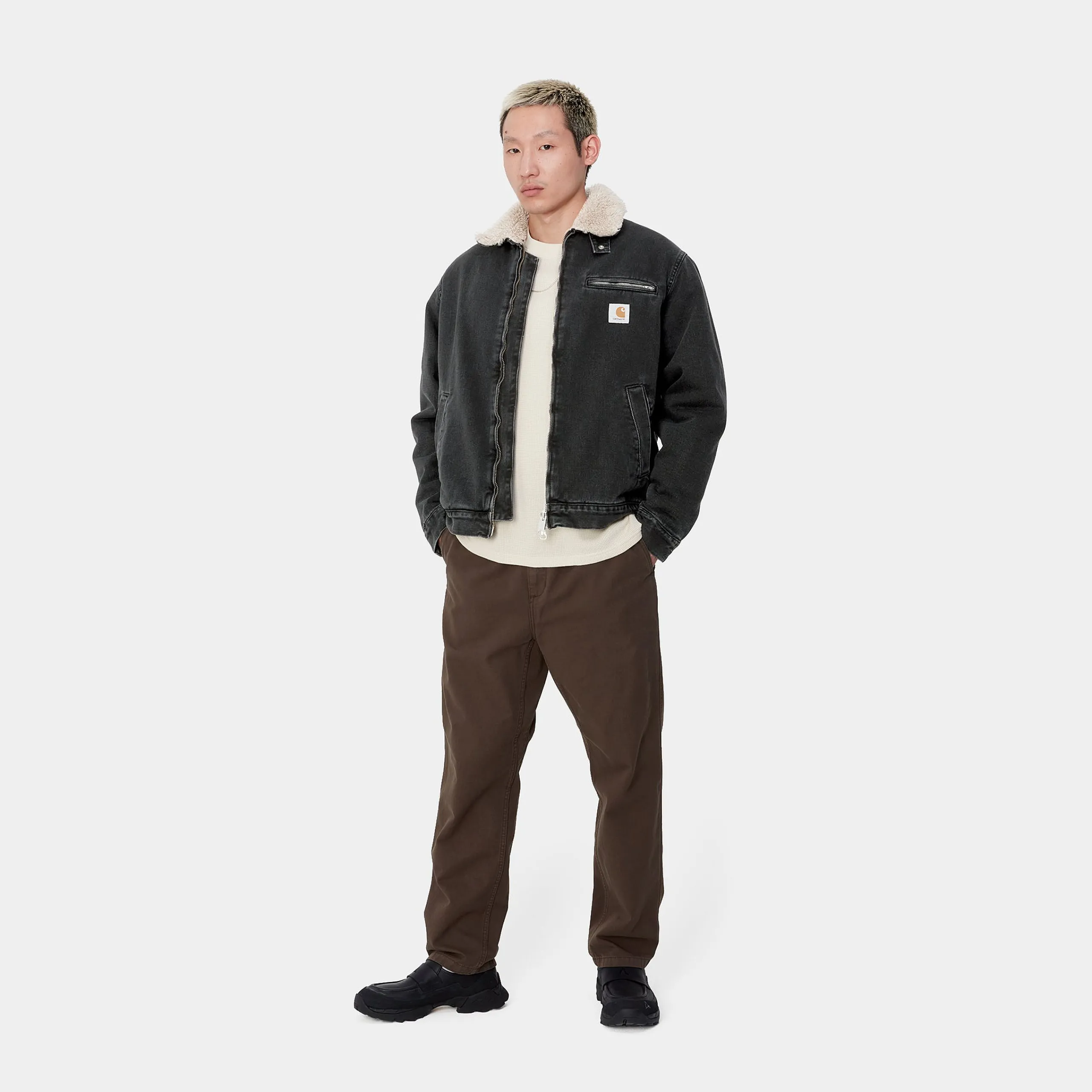 Jacken & Mäntel>Carhartt WIP Herald Jacket Black / Wall