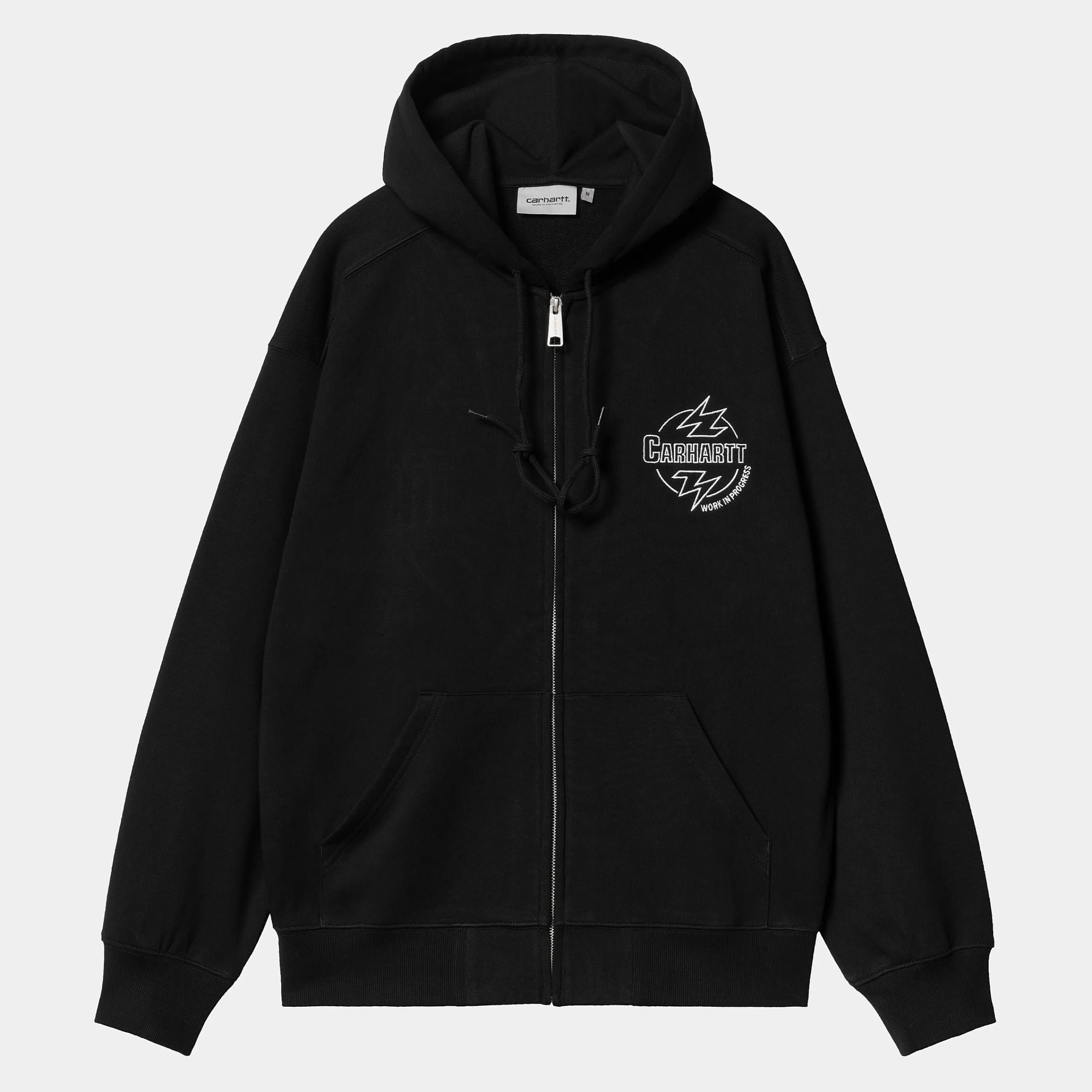 Sweats>Carhartt WIP Hooded Ablaze Jacket Black / Wax