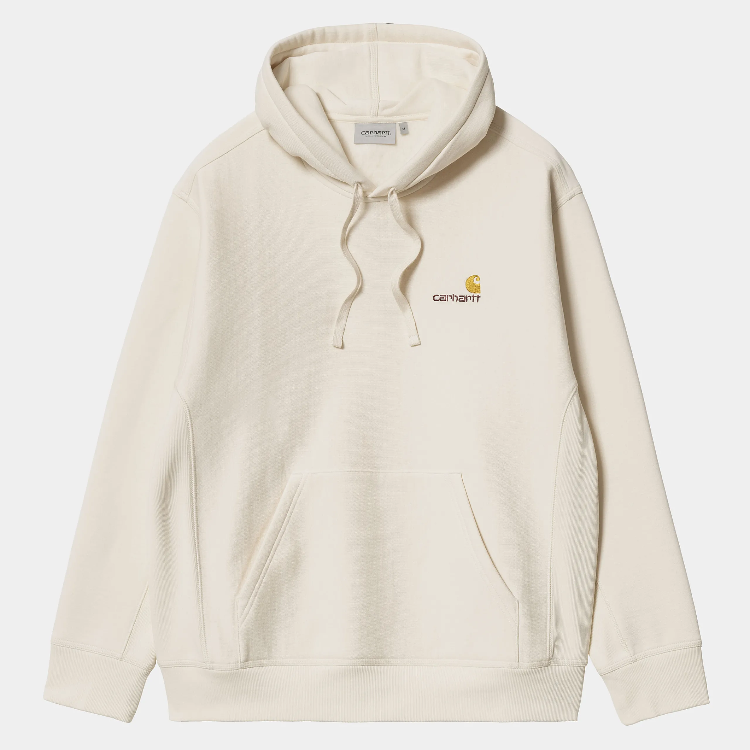 Sweats>Carhartt WIP Hooded American Script Sweatshirt Natural