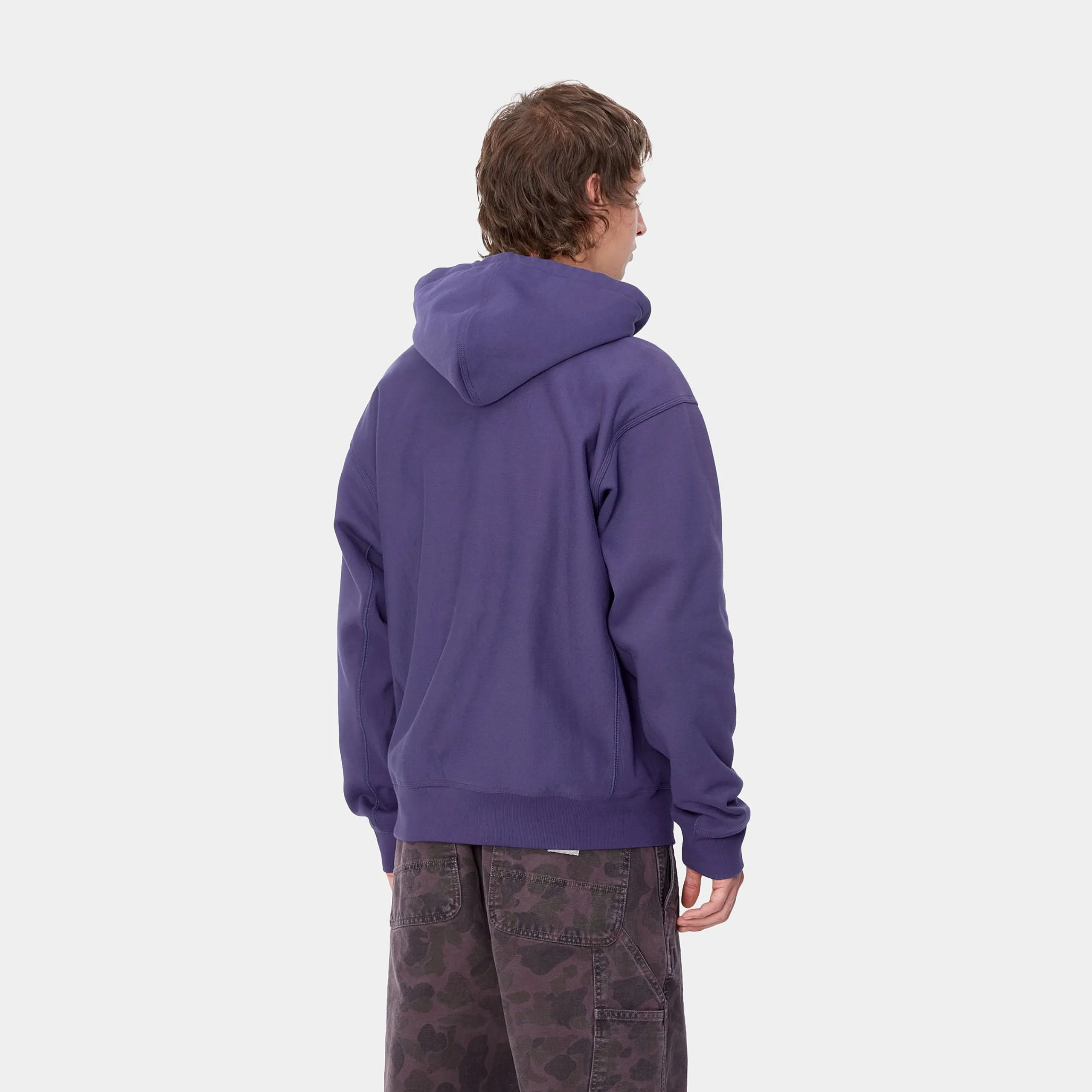 Sweats>Carhartt WIP Hooded American Script Sweatshirt Aura