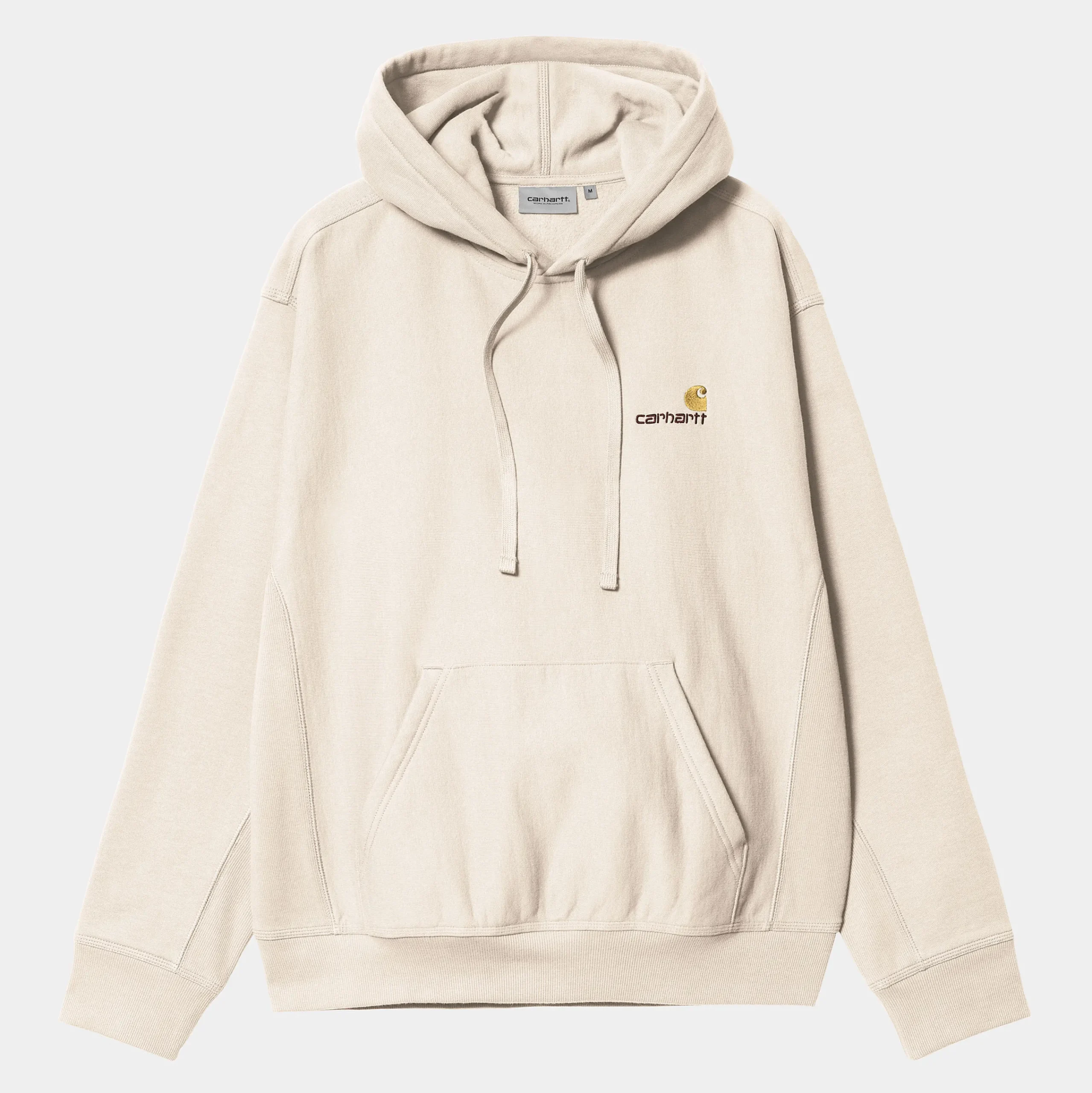 Sweats>Carhartt WIP Hooded American Script Sweatshirt Moonbeam