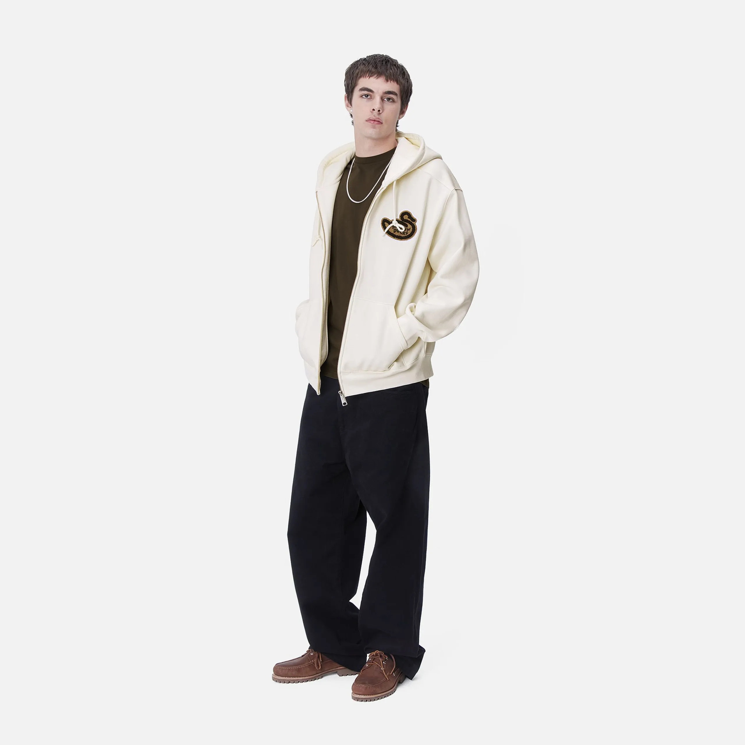 Sweats>Carhartt WIP Hooded Brown Ducks Jacket Wax
