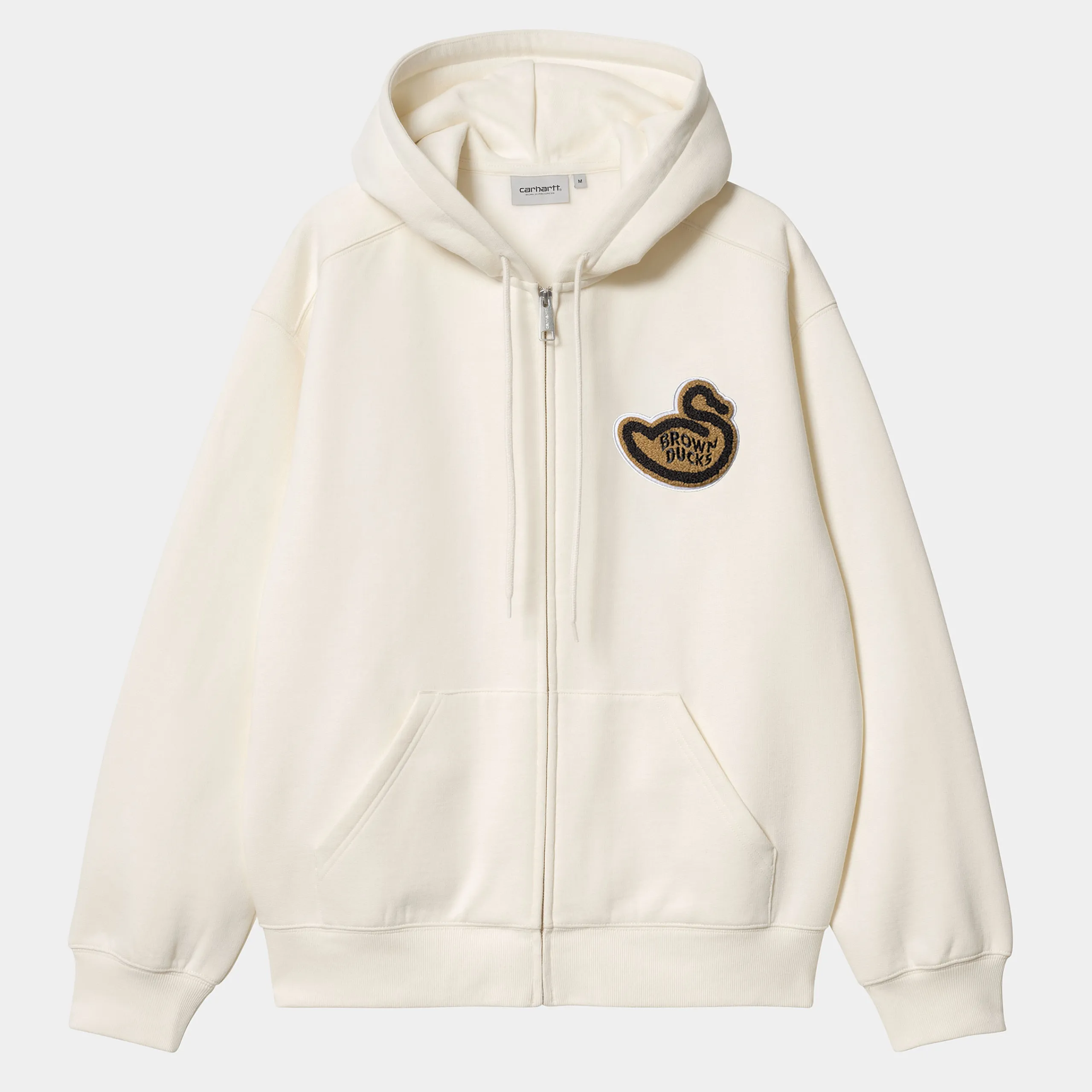 Sweats>Carhartt WIP Hooded Brown Ducks Jacket Wax