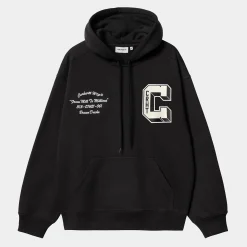 Sweats>Carhartt WIP Hooded Brown Ducks Sweat Black
