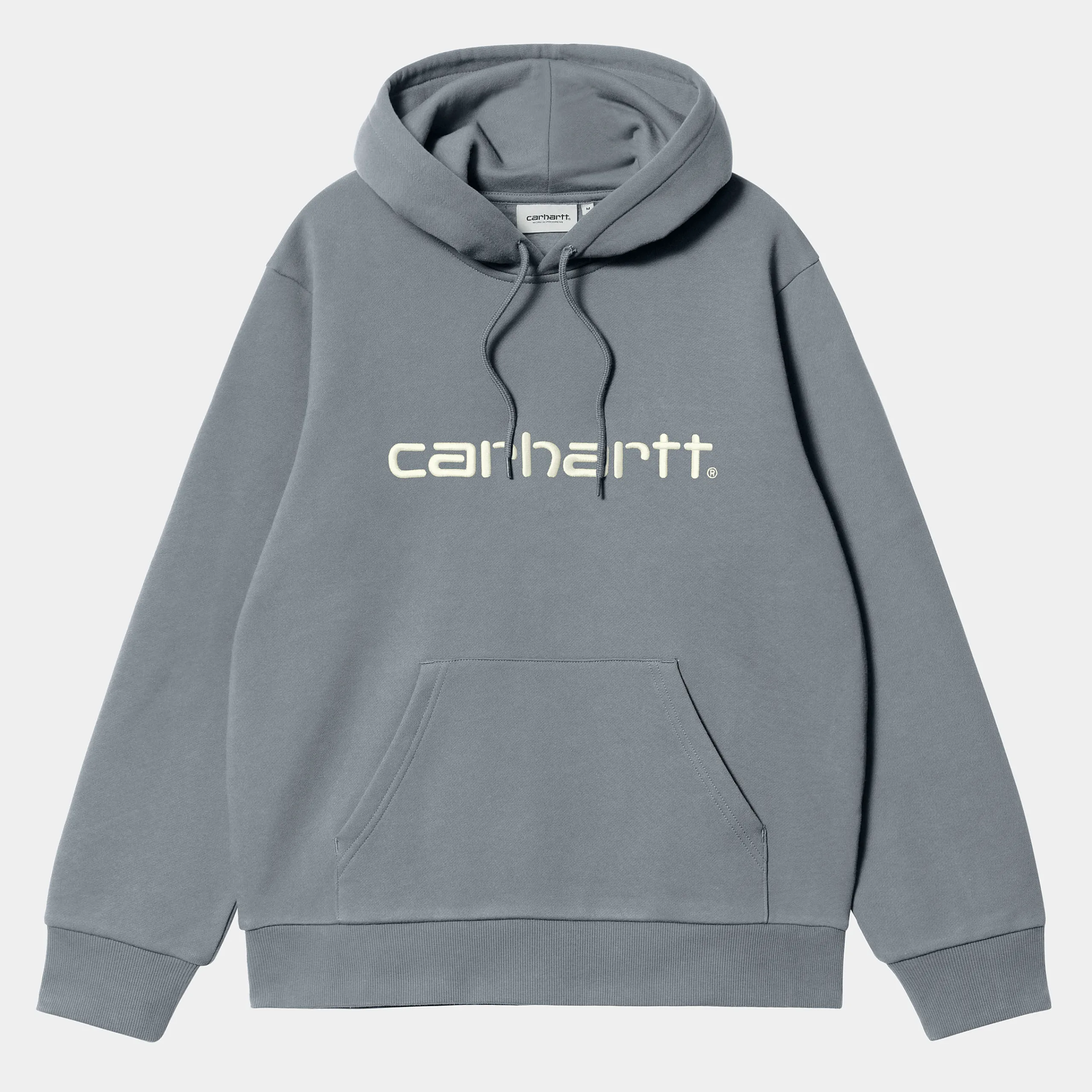Sweats>Carhartt WIP Hooded Carhartt Sweatshirt Dove Grey / Wax