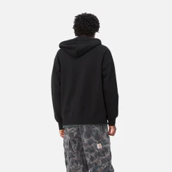 Sweats>Carhartt WIP Hooded Chase Jacket Black / Gold