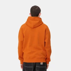 Sweats>Carhartt WIP Hooded Chase Sweatshirt Turmeric / Gold