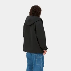 Jacken & Mäntel>Carhartt WIP Hooded Coach Jacket Black / White
