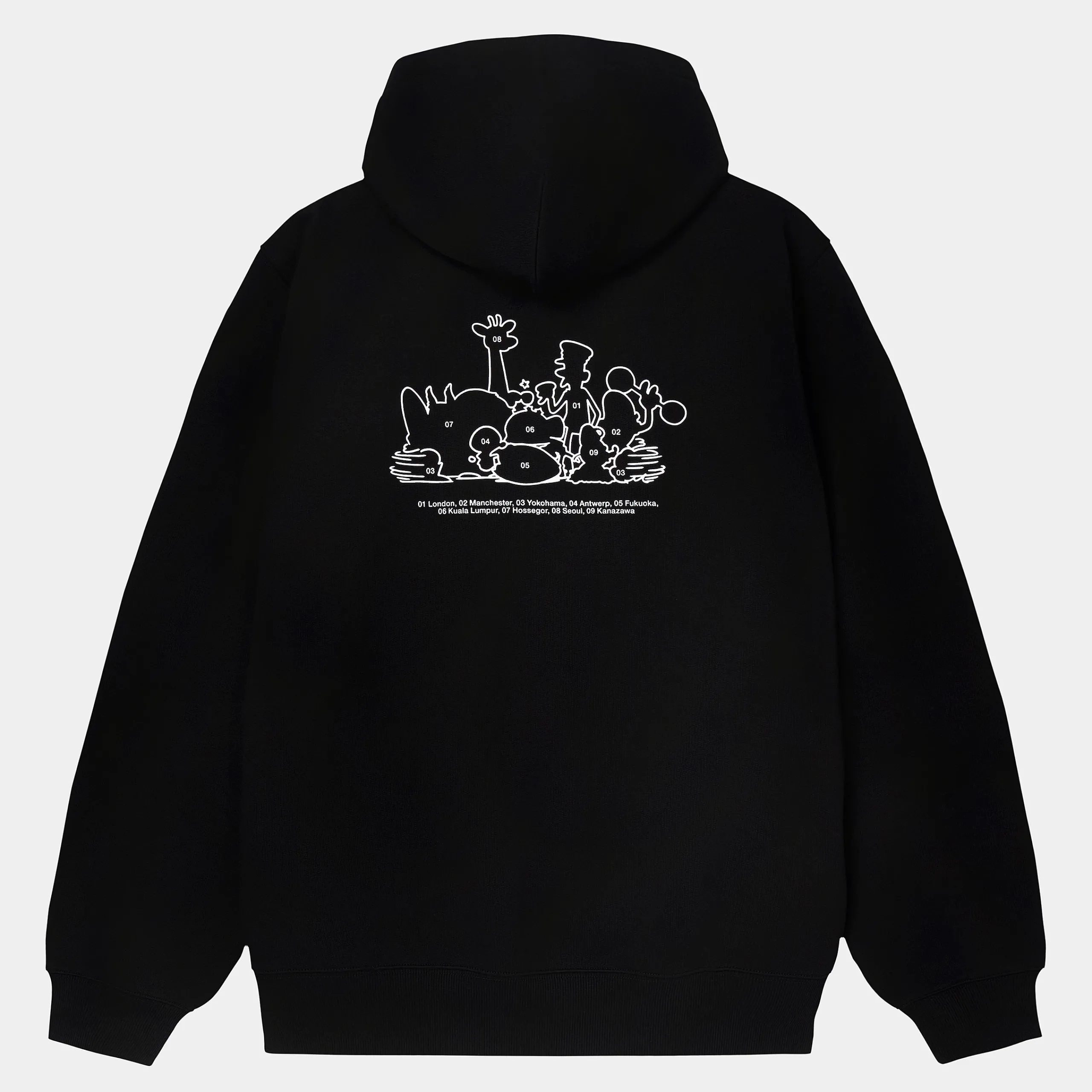 Sweats>Carhartt WIP Hooded Coffee Sweatshirt FW24 Black