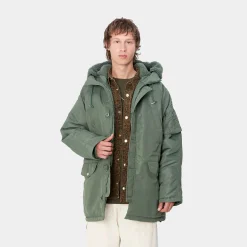 Jacken & Mäntel>Carhartt WIP Hooded Olten Parka Duck Green