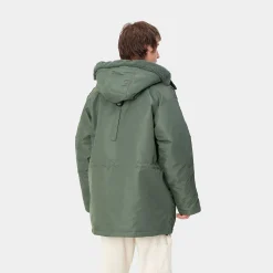 Jacken & Mäntel>Carhartt WIP Hooded Olten Parka Duck Green