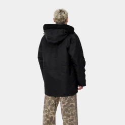 Jacken & Mäntel>Carhartt WIP Hooded Olten Parka Black