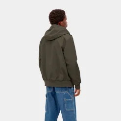Jacken & Mäntel>Carhartt WIP Hooded Sail Jacket Cypress / Black