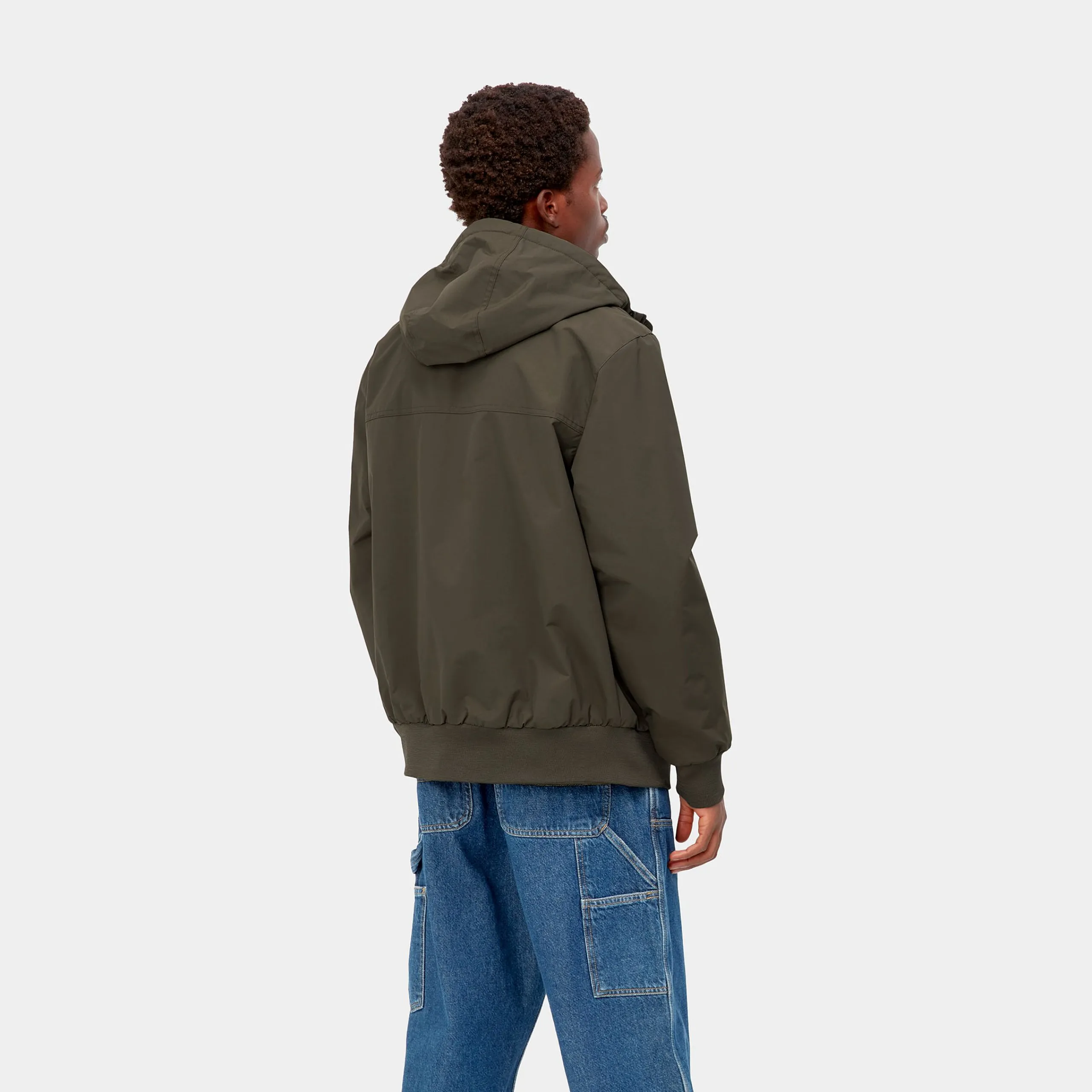 Jacken & Mäntel>Carhartt WIP Hooded Sail Jacket Cypress / Black
