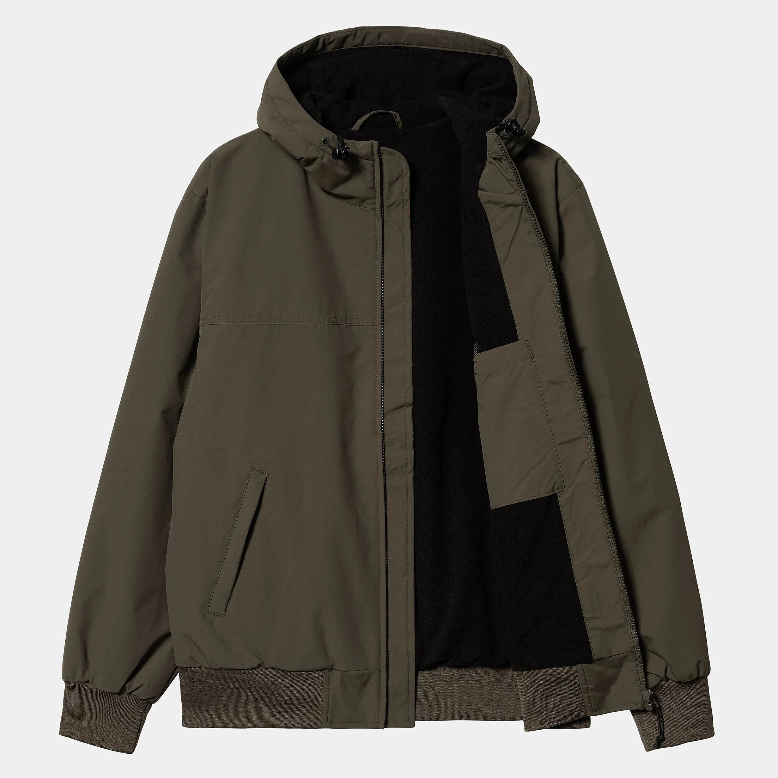 Jacken & Mäntel>Carhartt WIP Hooded Sail Jacket Cypress / Black