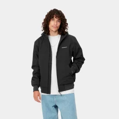 Jacken & Mäntel>Carhartt WIP Hooded Sail Jacket Black / White