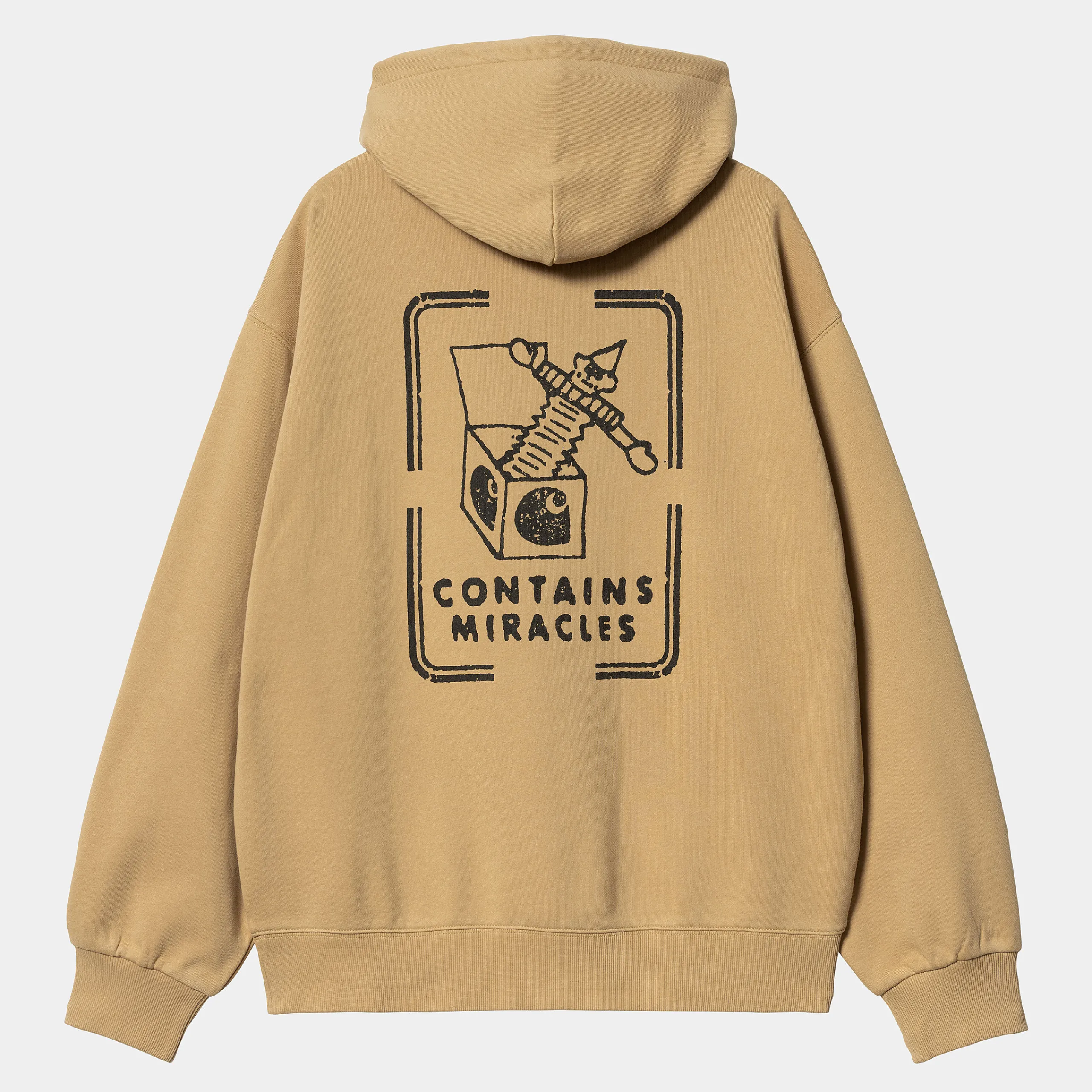 Sweats>Carhartt WIP Hooded Stamp Sweat Bourbon / Black