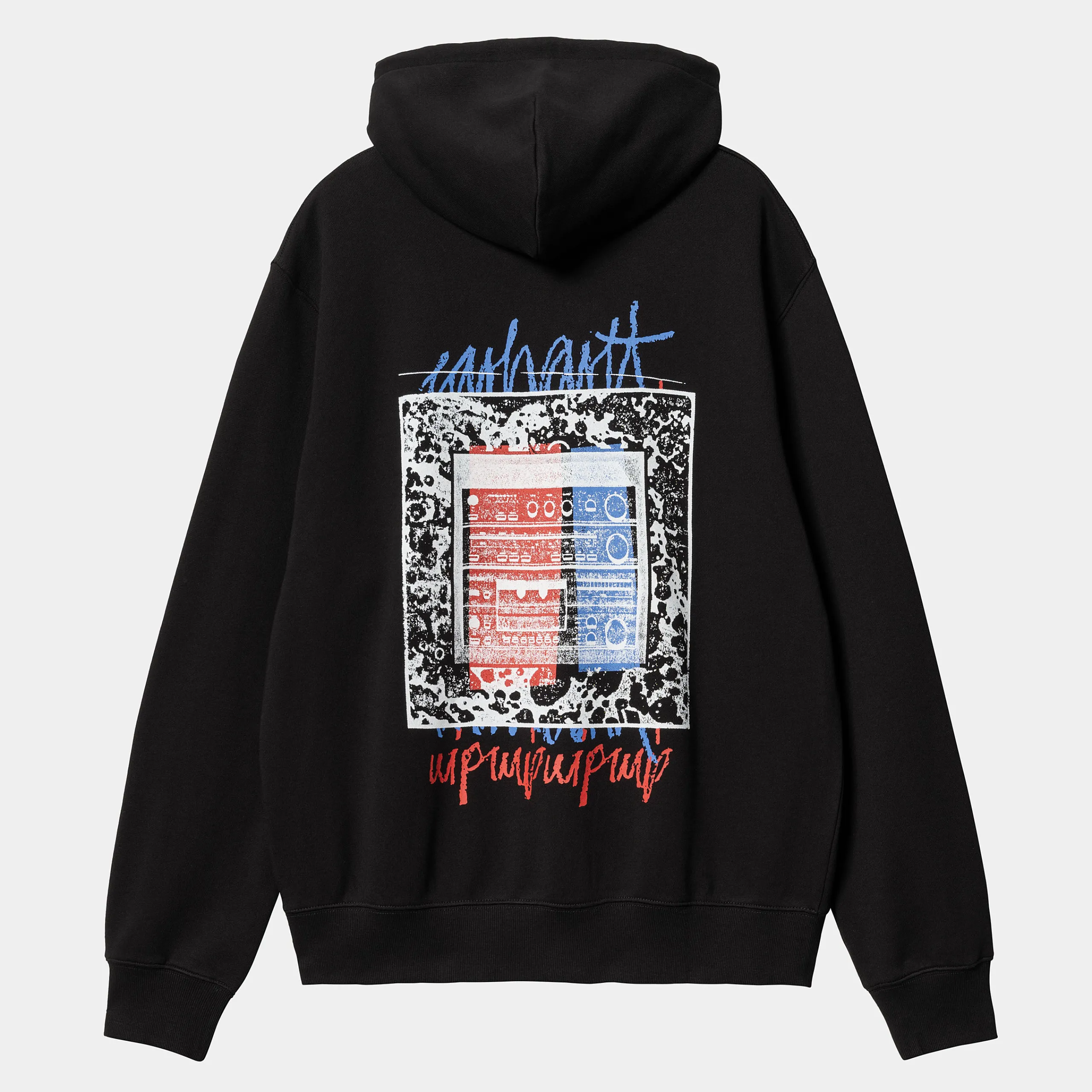 Sweats>Carhartt WIP Hooded Stereo Sweat Black