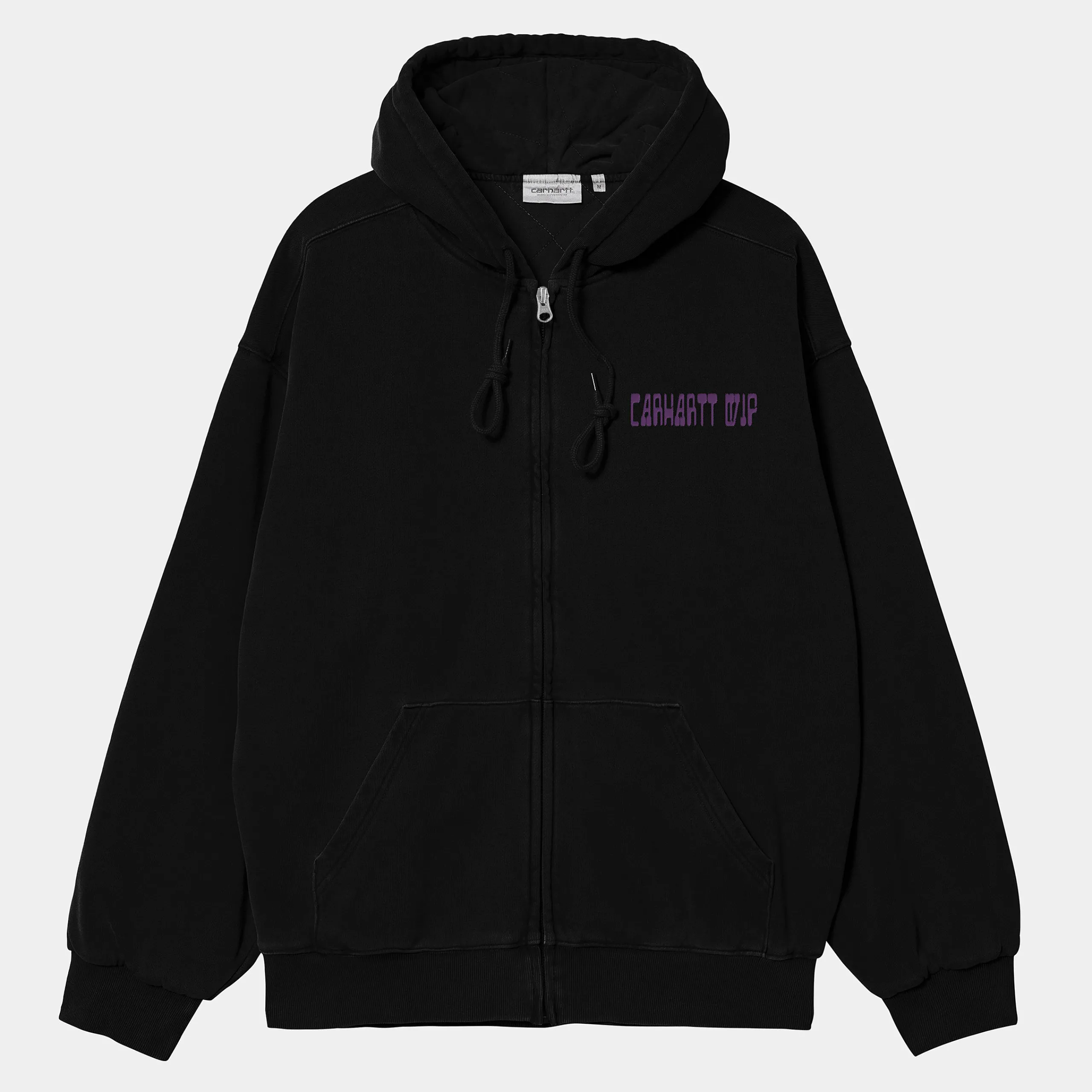 Sweats>Carhartt WIP Hooded Think Tank Sweat Jacket Black / Purple