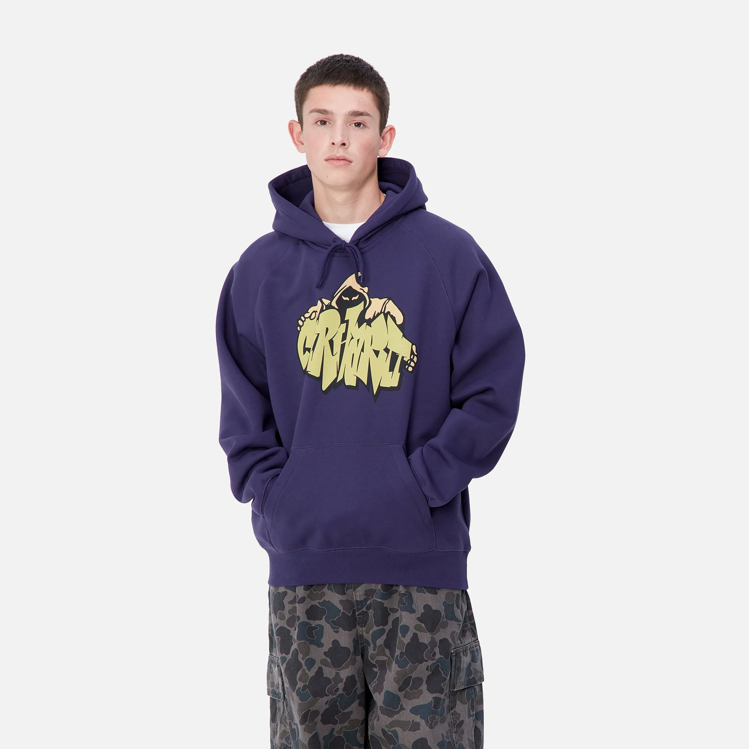 Sweats>Carhartt WIP Hooded Yute Sweat Aura