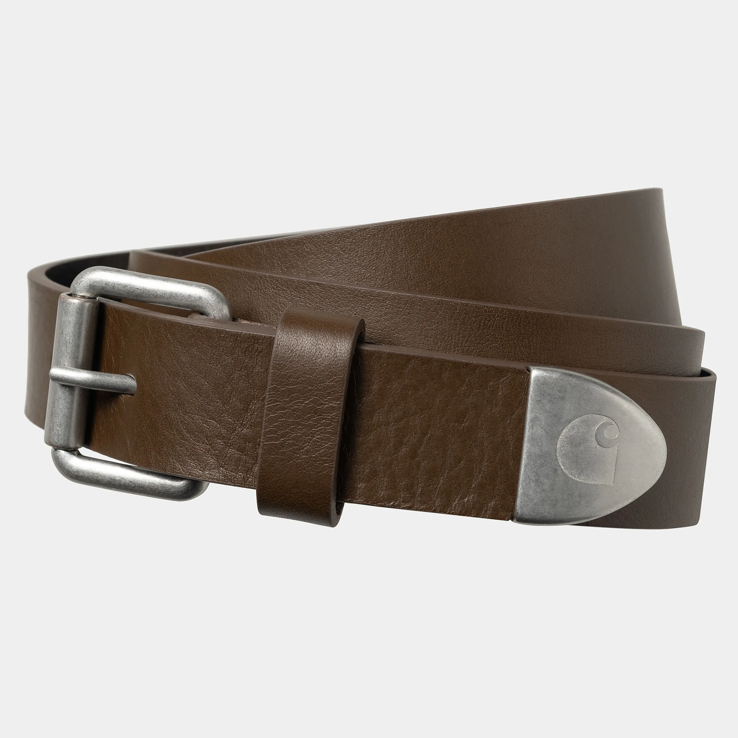 Gürtel|Accessoires>Carhartt WIP Juke Belt Chocolate / Gun Metal