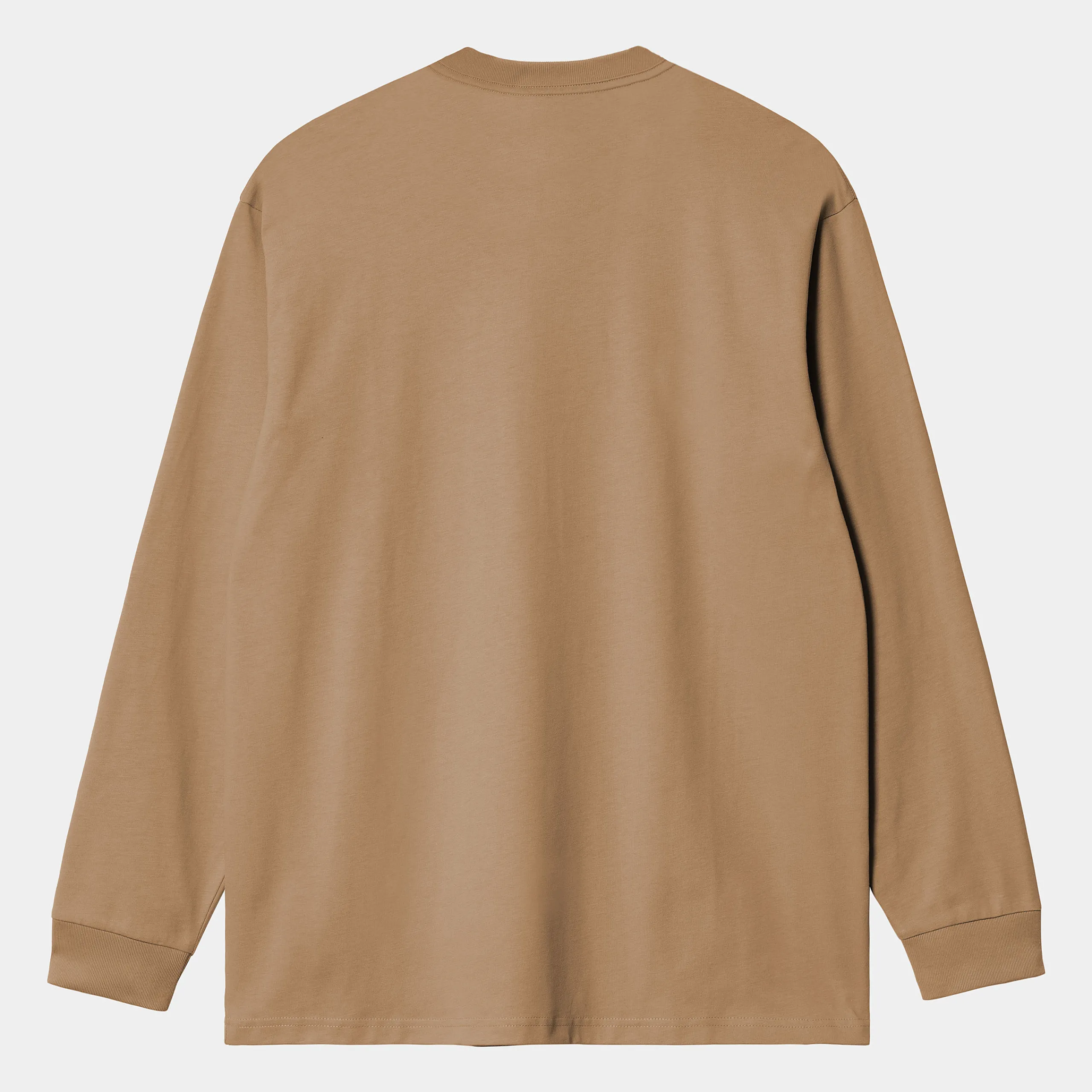 T-Shirts & Polos>Carhartt WIP L/S American Script T-Shirt Peanut