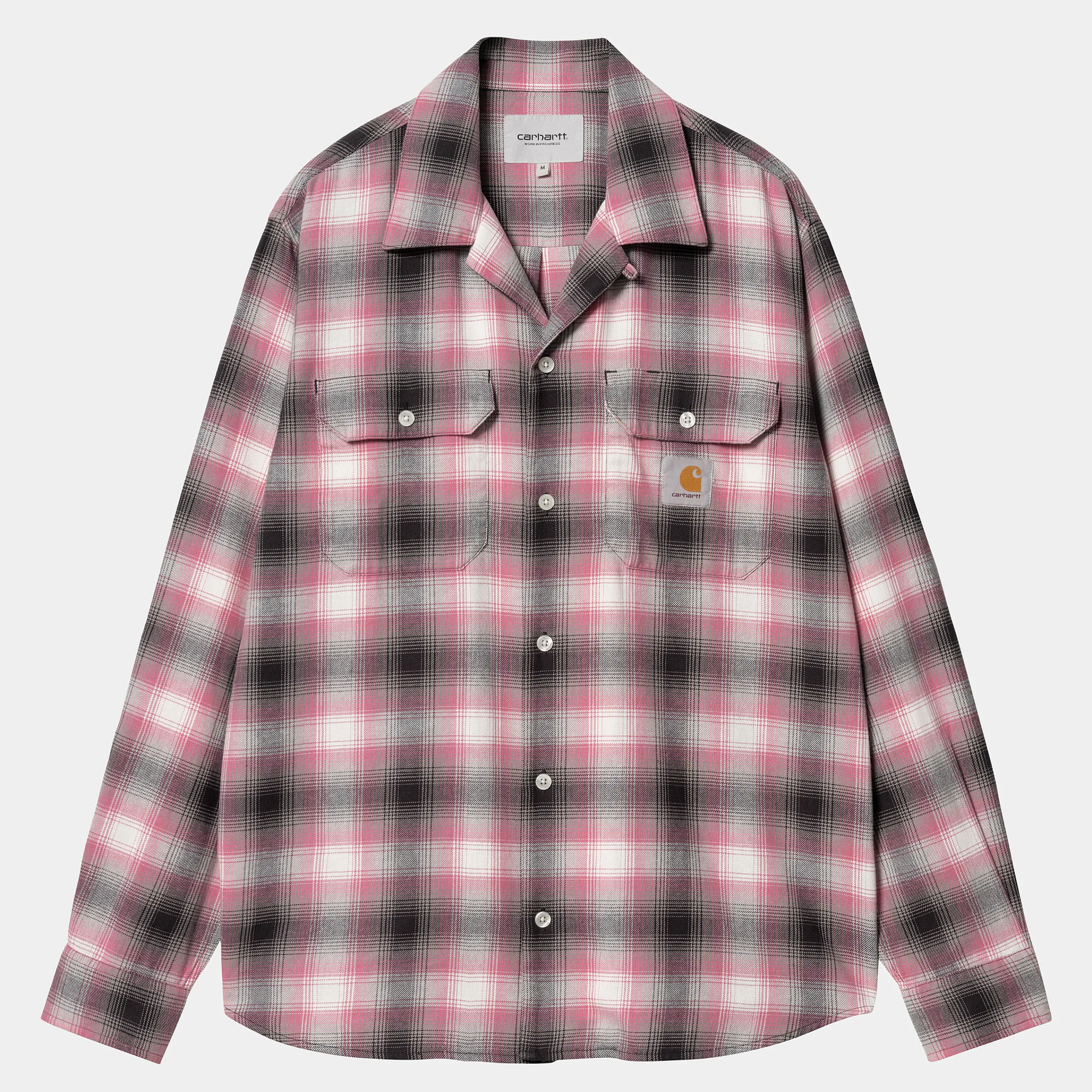 Hemden>Carhartt WIP L/S Blanchard Shirt Blanchard Check, Charm Pink